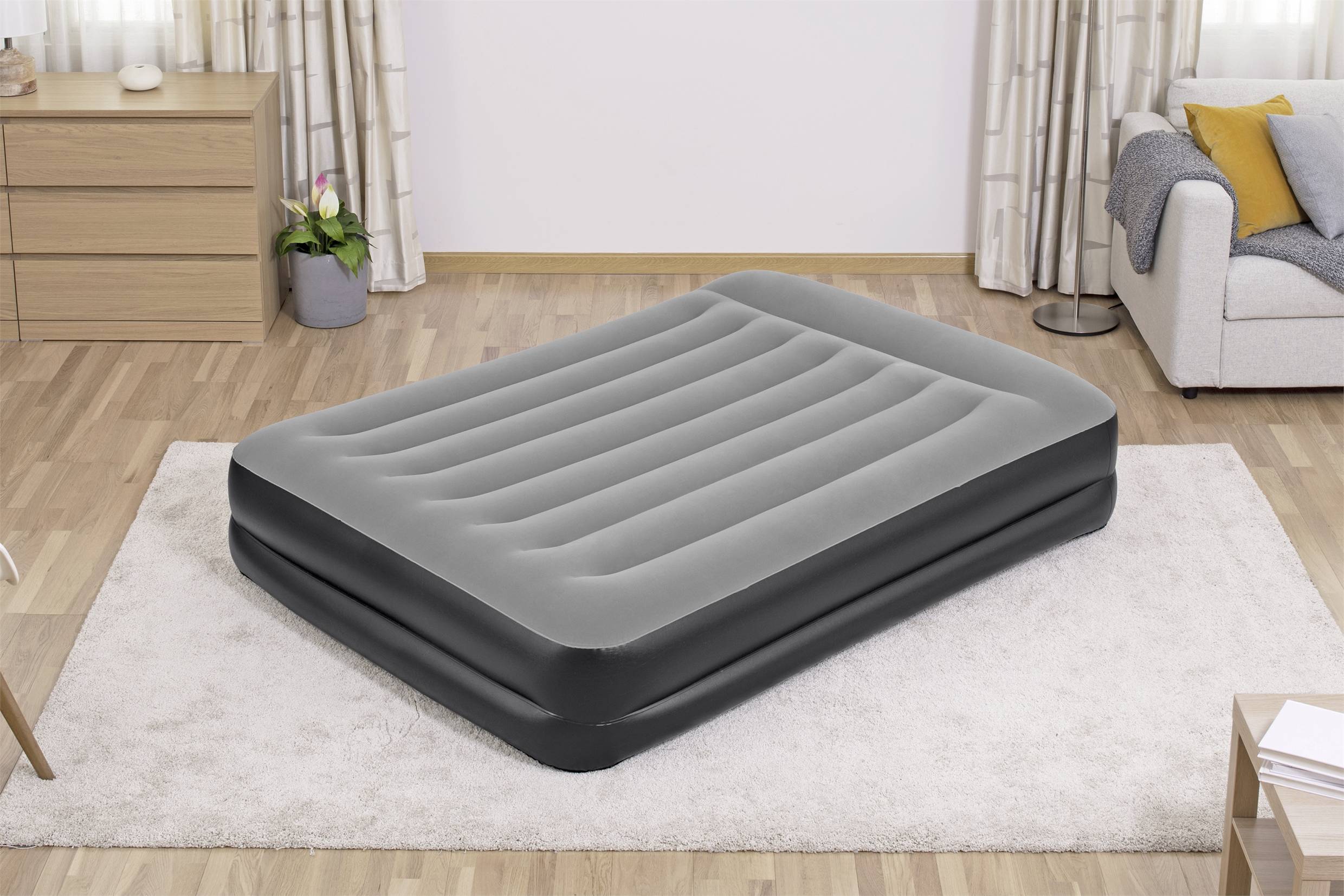 Bestway 67403 Luftbett (L x B x H) 203 x 152 x 46 cm Schwarz