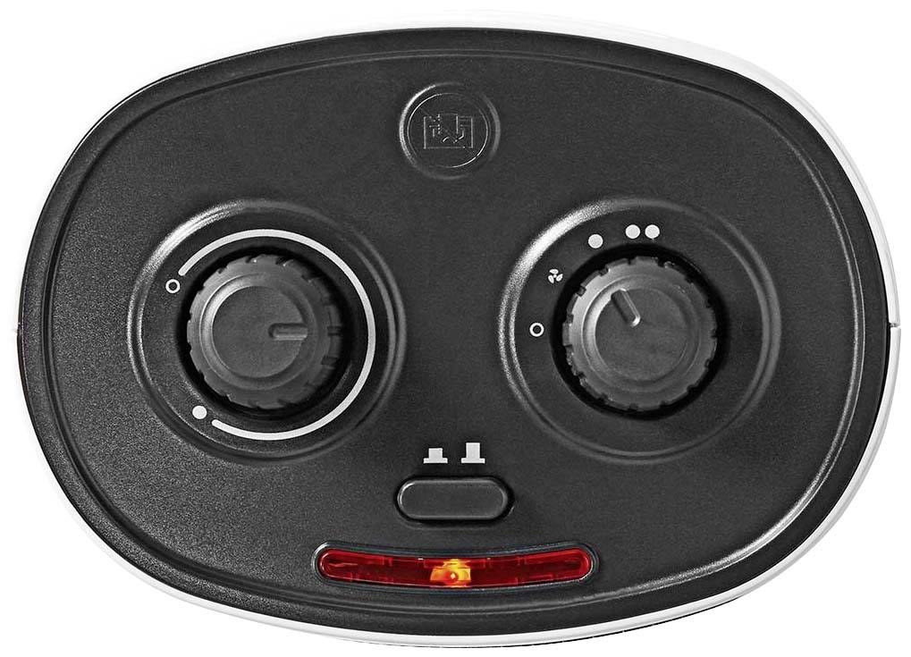 Nedis HTFA19WT Keramik-Heizlüfter HTFA19WT 20 m² Weiß, Grau