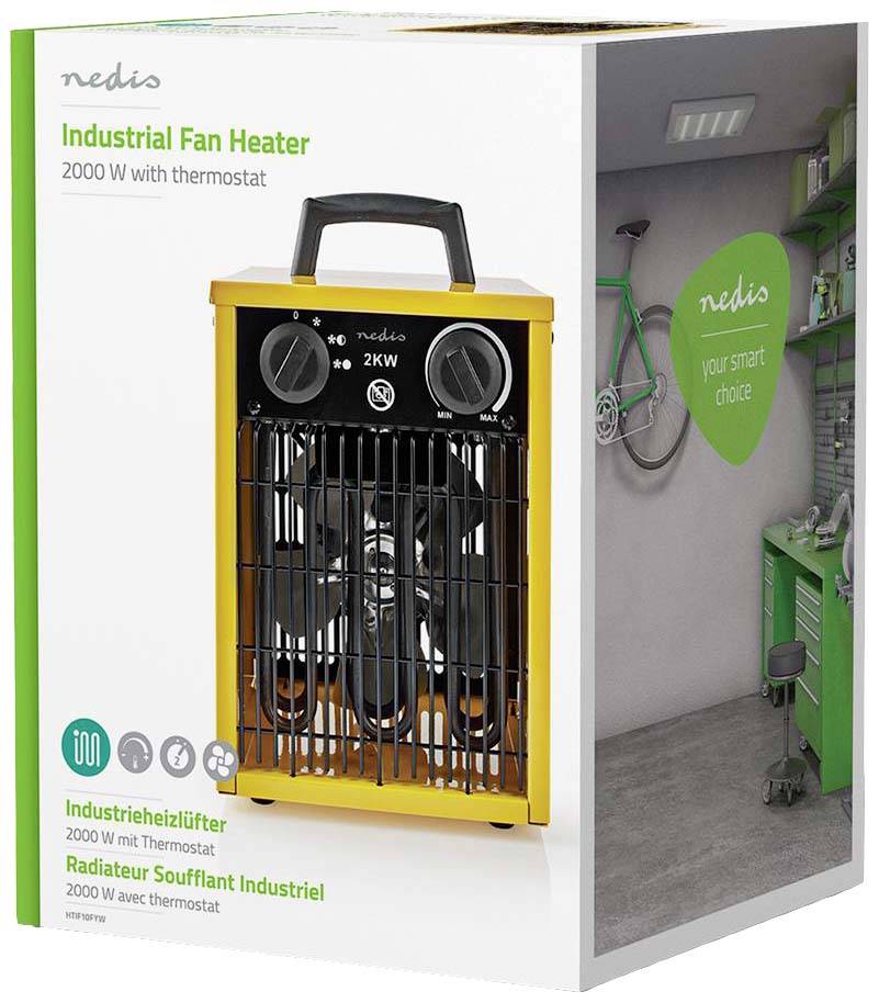 Nedis HTIF10FYW HTIF10FYW Bauheizer 2000W Gelb