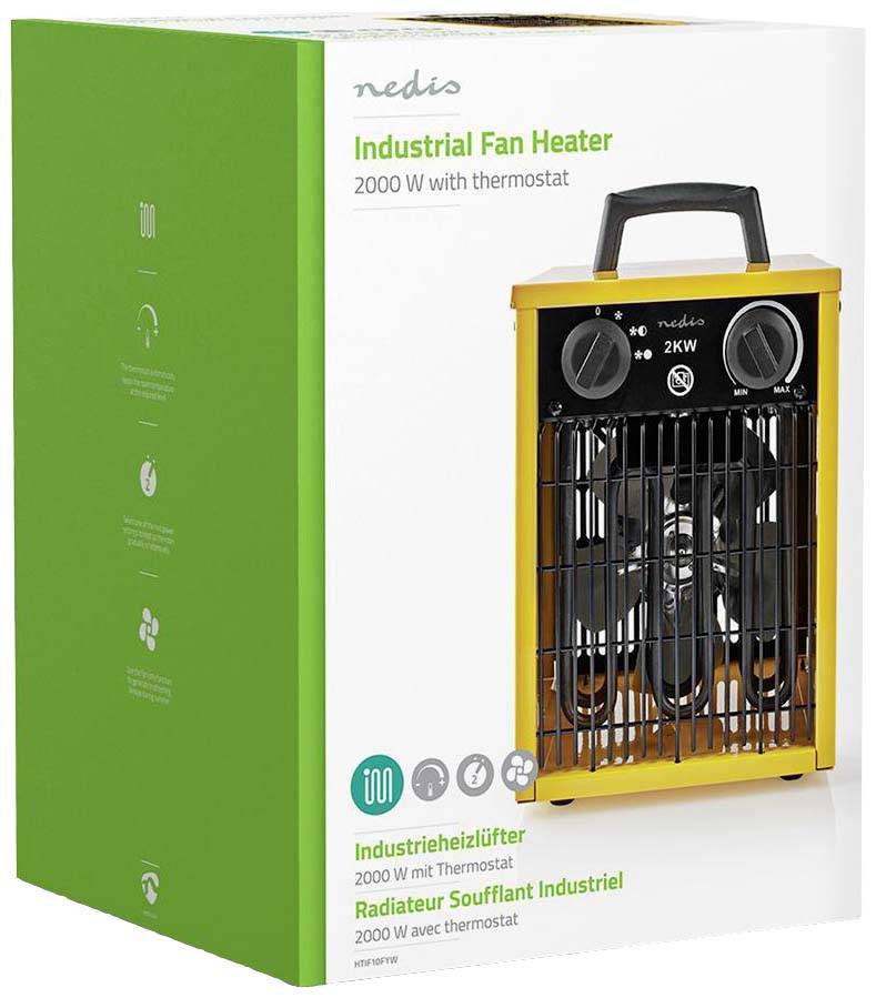 Nedis HTIF10FYW HTIF10FYW Bauheizer 2000W Gelb