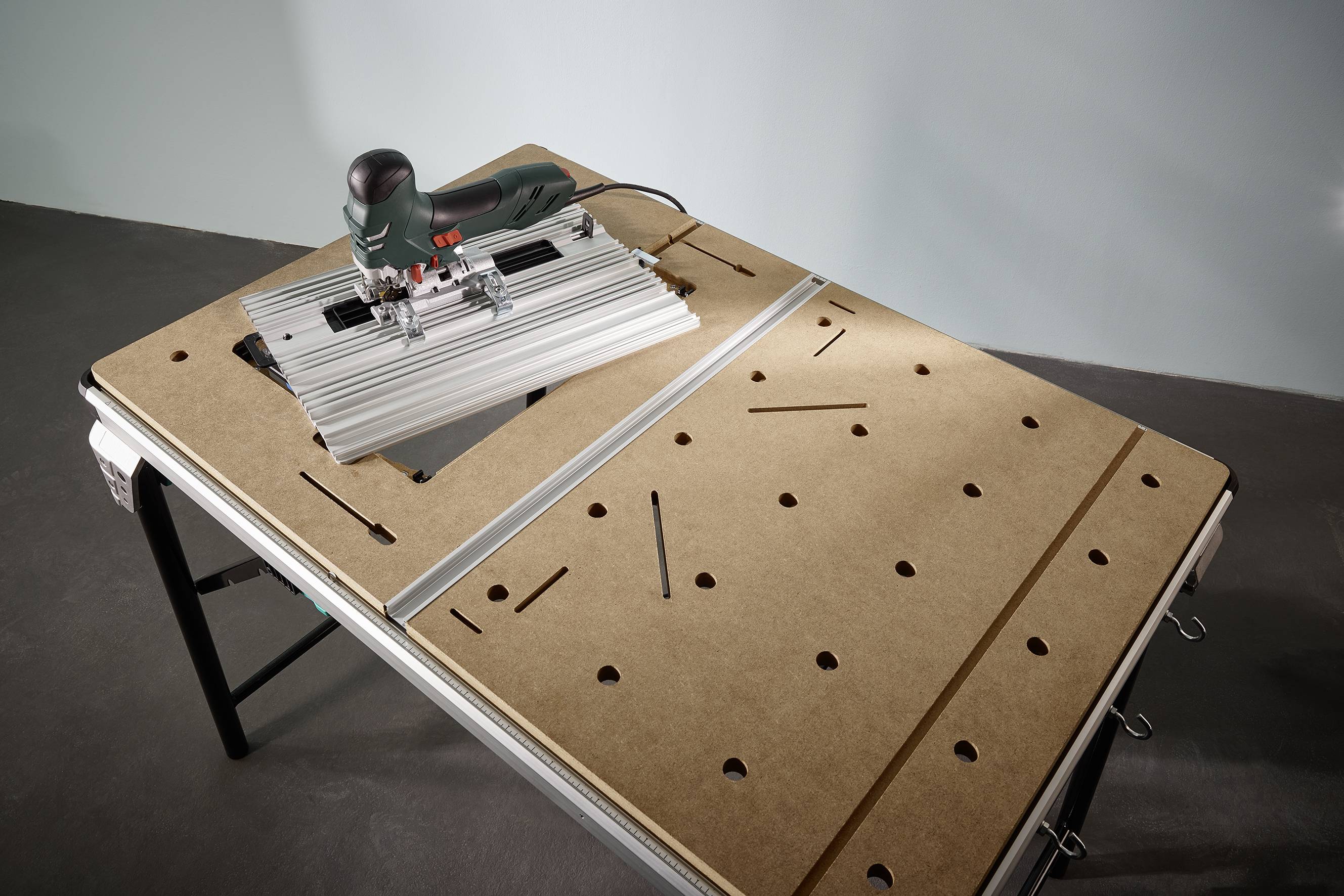 Wolfcraft 6898000 Maschinenplatte für MASTER cut 2500 1.5kg Silber