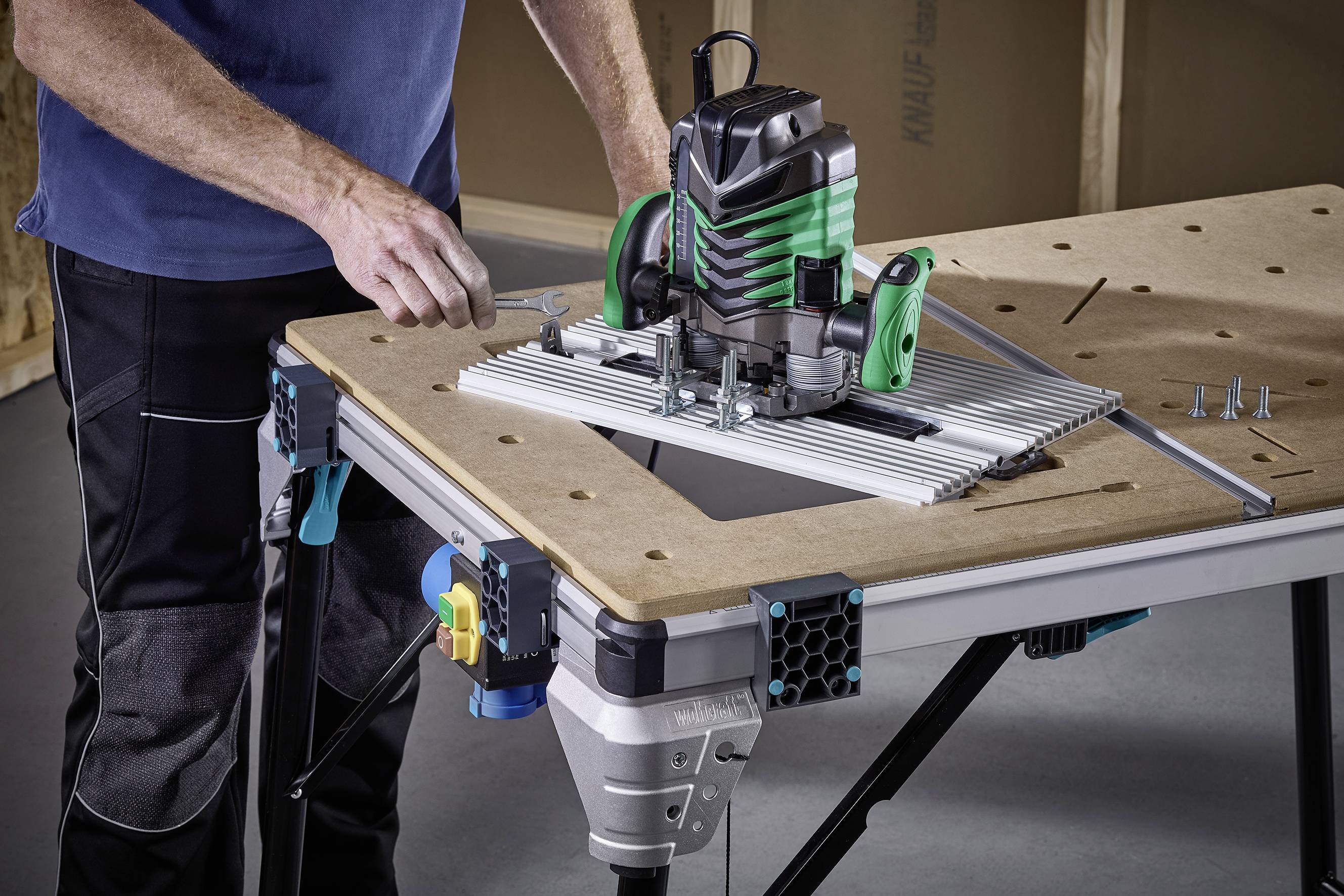 Wolfcraft 6899000 Maschinenplatte für MASTER cut 2600 2.3kg Silber