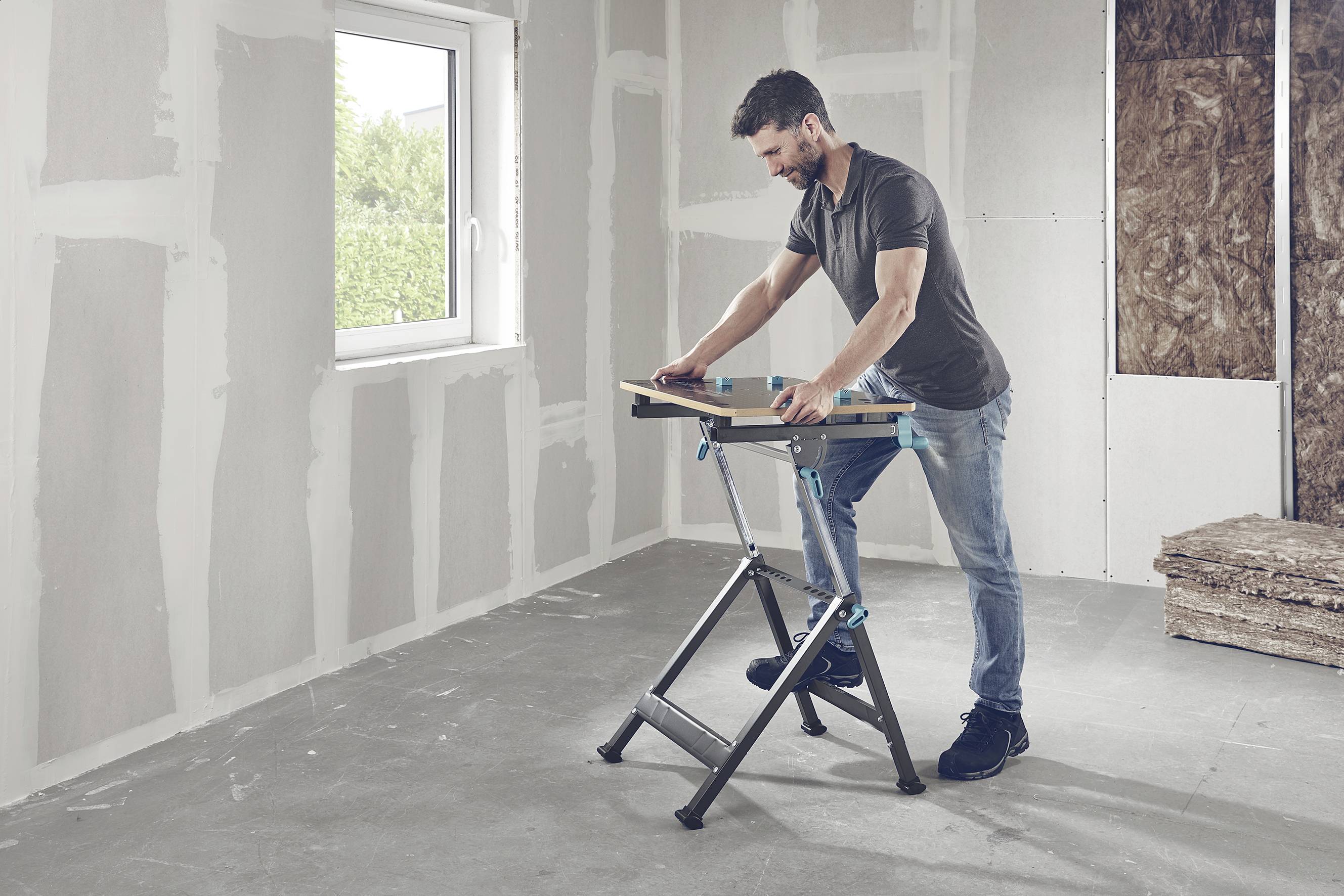 Wolfcraft 6870000 Spann- und Arbeitstisch MASTER 650 ERGO 13.1kg