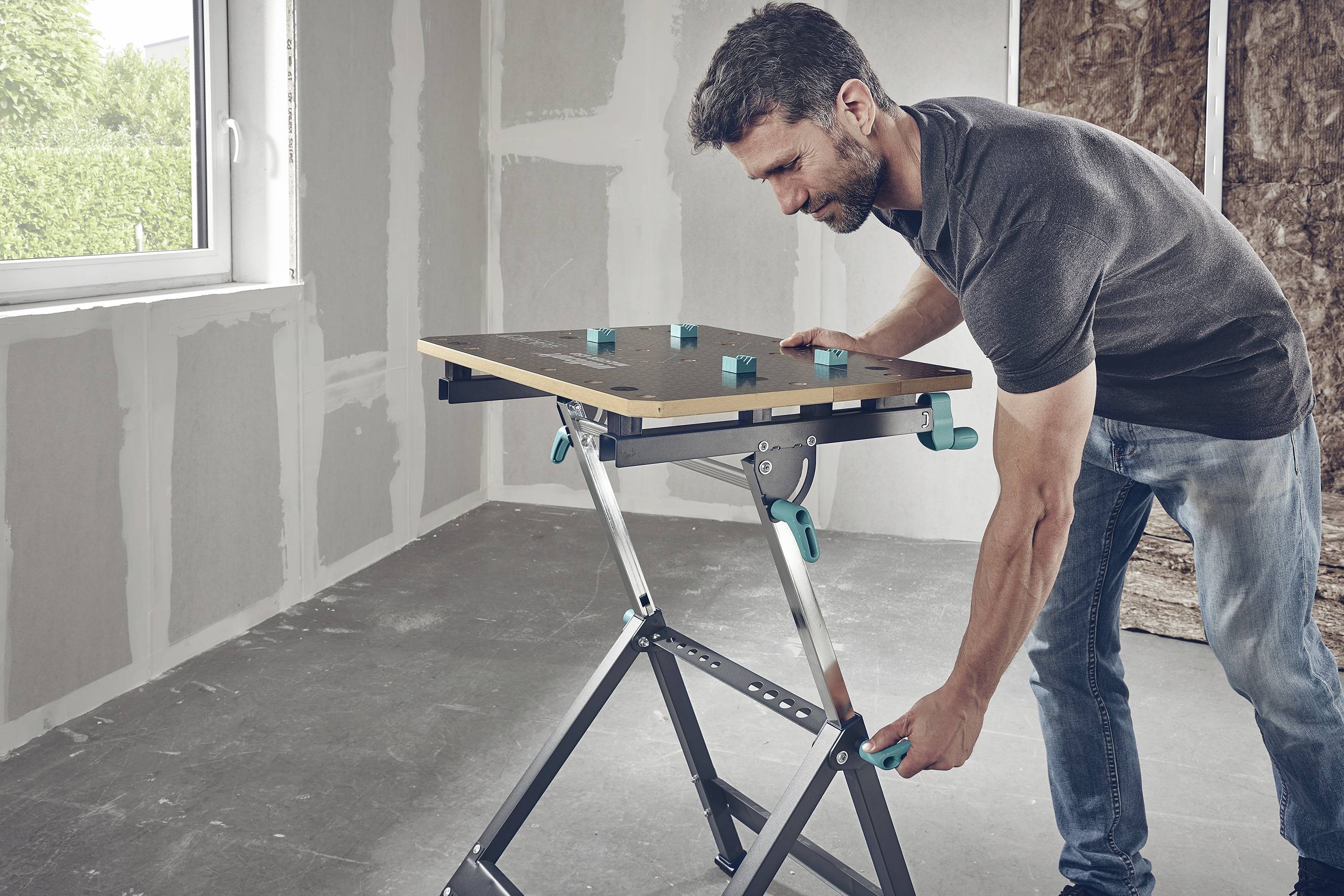 Wolfcraft 6870000 Spann- und Arbeitstisch MASTER 650 ERGO 13.1kg