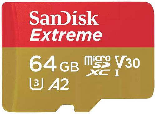 SanDisk Extreme microSDXC Karte 64GB Class 10 UHS I stoßsicher, Wasserdicht  - Onlineshop Voelkner