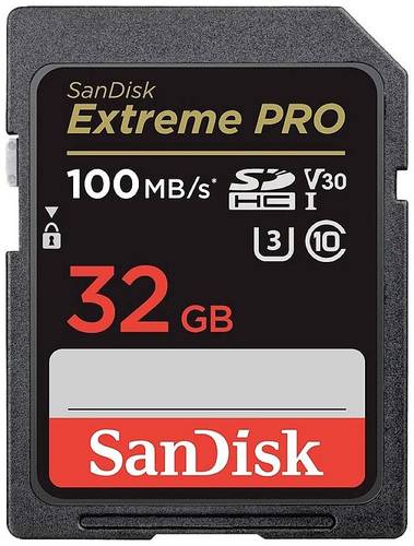 SanDisk Extreme PRO SDHC Karte 32GB Class 10 UHS I stoßsicher, Wasserdicht  - Onlineshop Voelkner