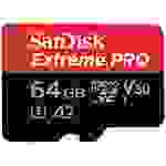 SanDisk Extreme PRO microSDXC-Karte 64GB Class 10 UHS-I stoßsicher, Wasserdicht