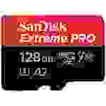 SanDisk Extreme PRO microSDXC-Karte 128 GB Class 10 UHS-I stoßsicher, Wasserdicht