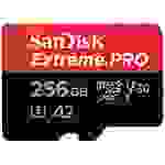 SanDisk Extreme PRO microSDXC-Karte 256 GB Class 10 UHS-I stoßsicher, Wasserdicht