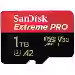 SanDisk Extreme PRO microSDXC-Karte 1TB Class 10, UHS-I, v30 Video Speed Class stoßsicher, Wasserdicht SanDisk Extreme PRO microSDXC-Karte 1TB Class 10, UHS-I, v30 Video Speed Class stoßsicher, Wasserdicht