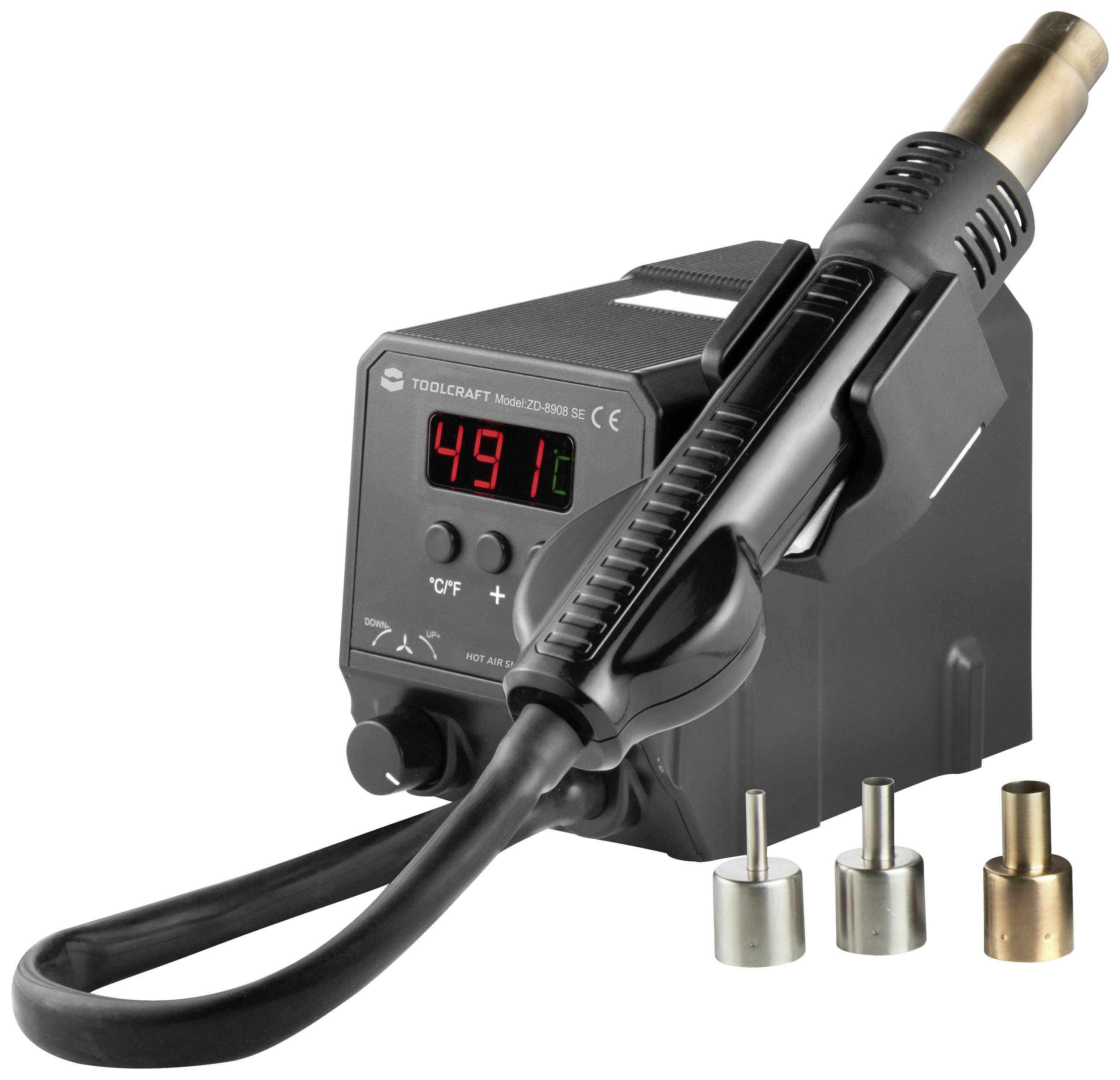 TOOLCRAFT ZD-8908 Heißluftstation digital 300W 100 - 500°C