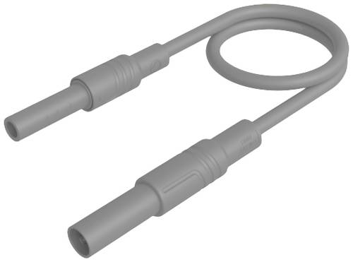 Hirschmann Test & Measurement MAL S GG-B 100/2,5 gr Sicherheits-Messleitung 4mm Sicherheits-Stecker 4mm Sicherheits-Buchse 100cm
