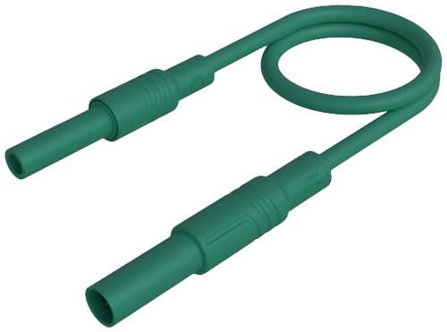 Hirschmann Test & Measurement MAL S GG-B 200/2,5 gn Sicherheits-Messleitung 4mm Sicherheits-Stecker 4mm Sicherheits-Buchse 200cm