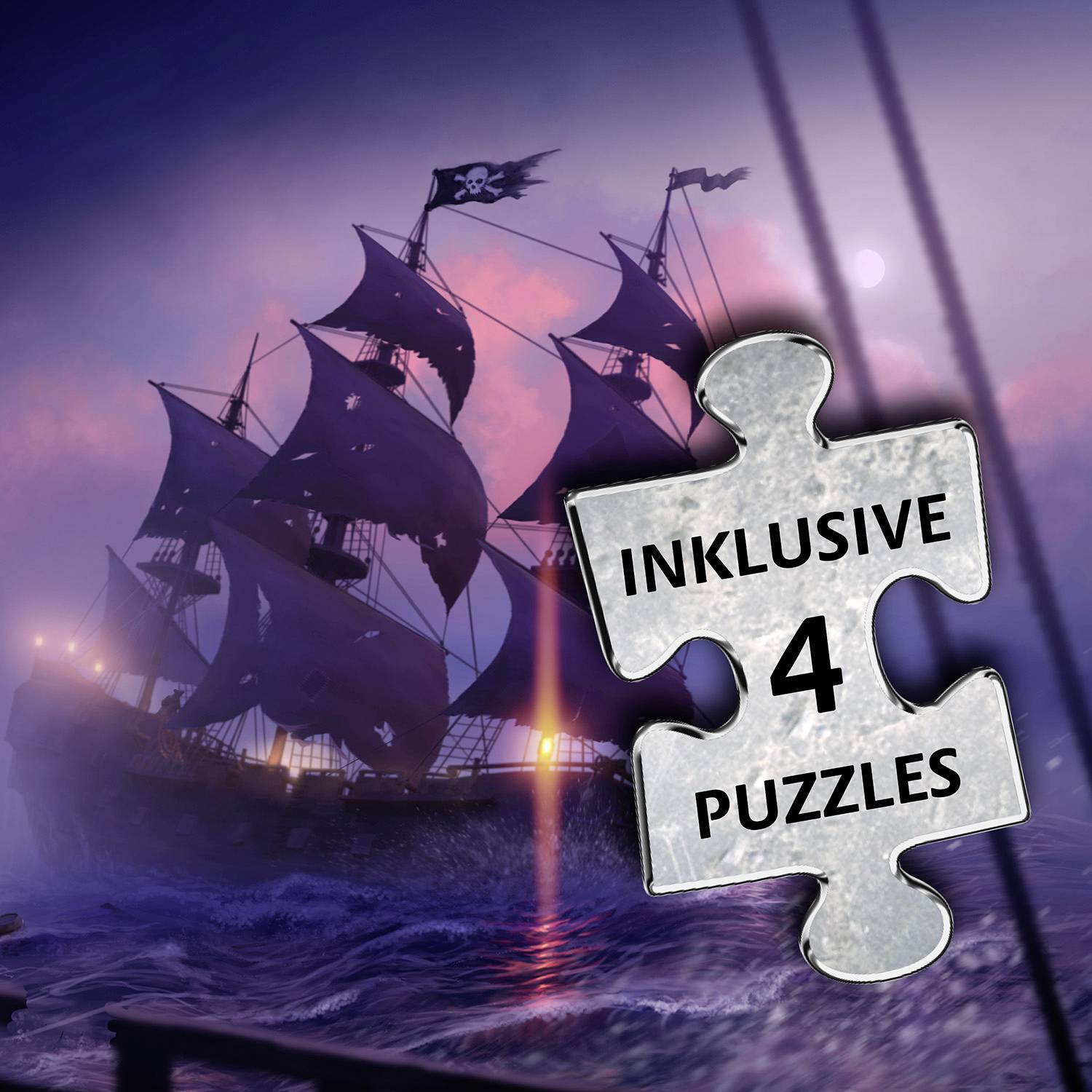 Kosmos EXIT® - Das Spiel + Puzzle: Das Gold der Piraten (F) 683108 Anzahl Spieler (max.): 4