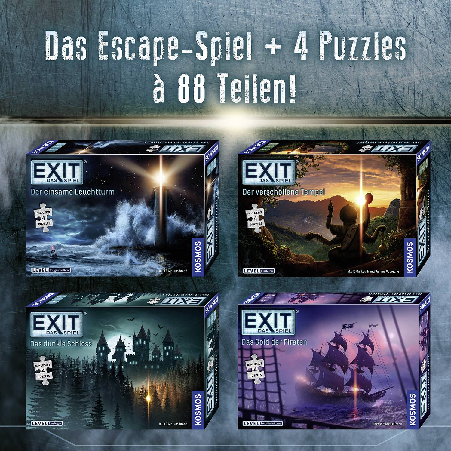 Kosmos EXIT® - Das Spiel + Puzzle: Das Gold der Piraten (F) 683108 Anzahl Spieler (max.): 4