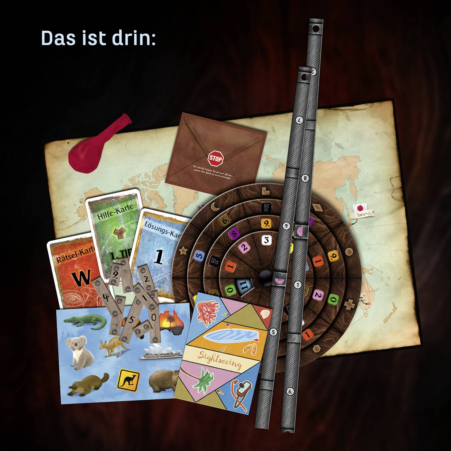 Kosmos EXIT® - Das Spiel: Das Vermächtnis des Weltreisenden (F) 682828 Anzahl Spieler (max.): 4
