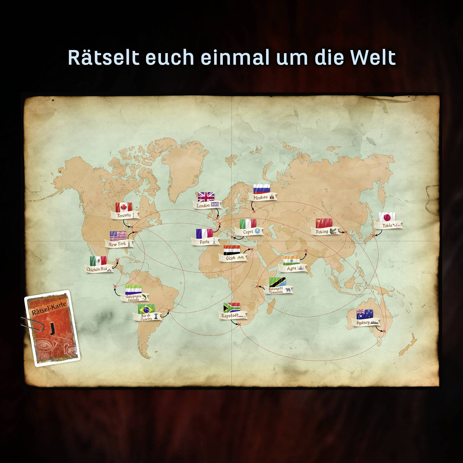 Kosmos EXIT® - Das Spiel: Das Vermächtnis des Weltreisenden (F) 682828 Anzahl Spieler (max.): 4