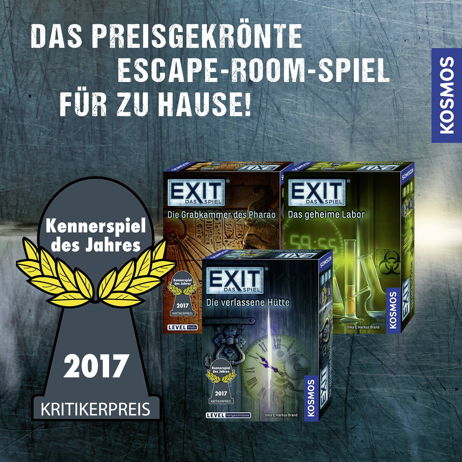 Kosmos EXIT® - Das Spiel: Die Rückkehr in die verlassene Hütte (F) 680503 Anzahl Spieler (max.): 4