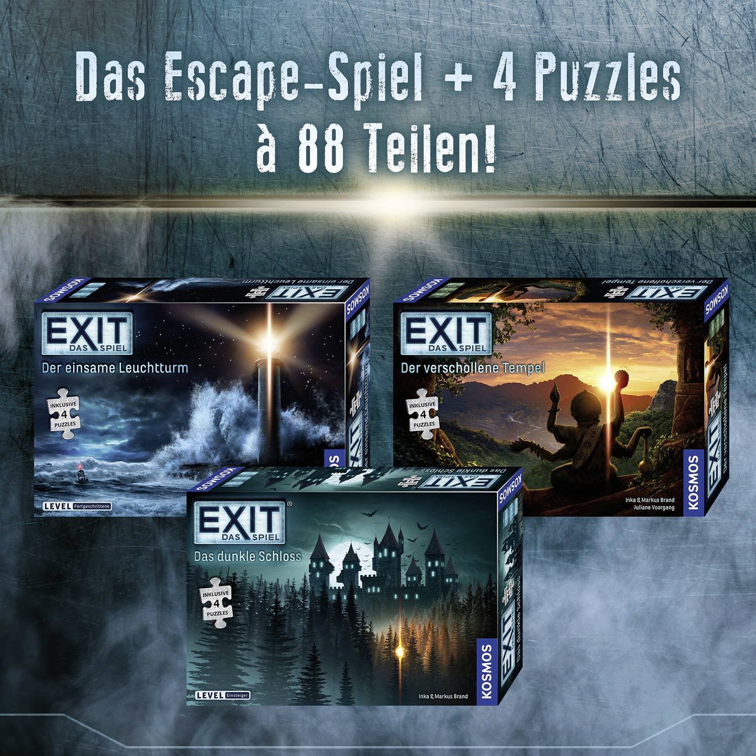 Kosmos EXIT® - Das Spiel + Puzzle: Das dunkle Schloss (E) 680787 Anzahl Spieler (max.): 4