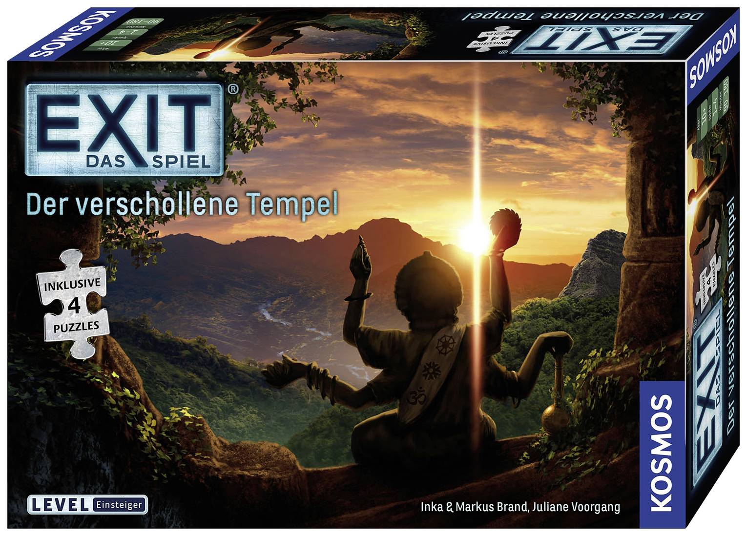 Kosmos EXIT® - Das Spiel + Puzzle: Der verschollene Tempel (E) 692094 Anzahl Spieler (max.): 4
