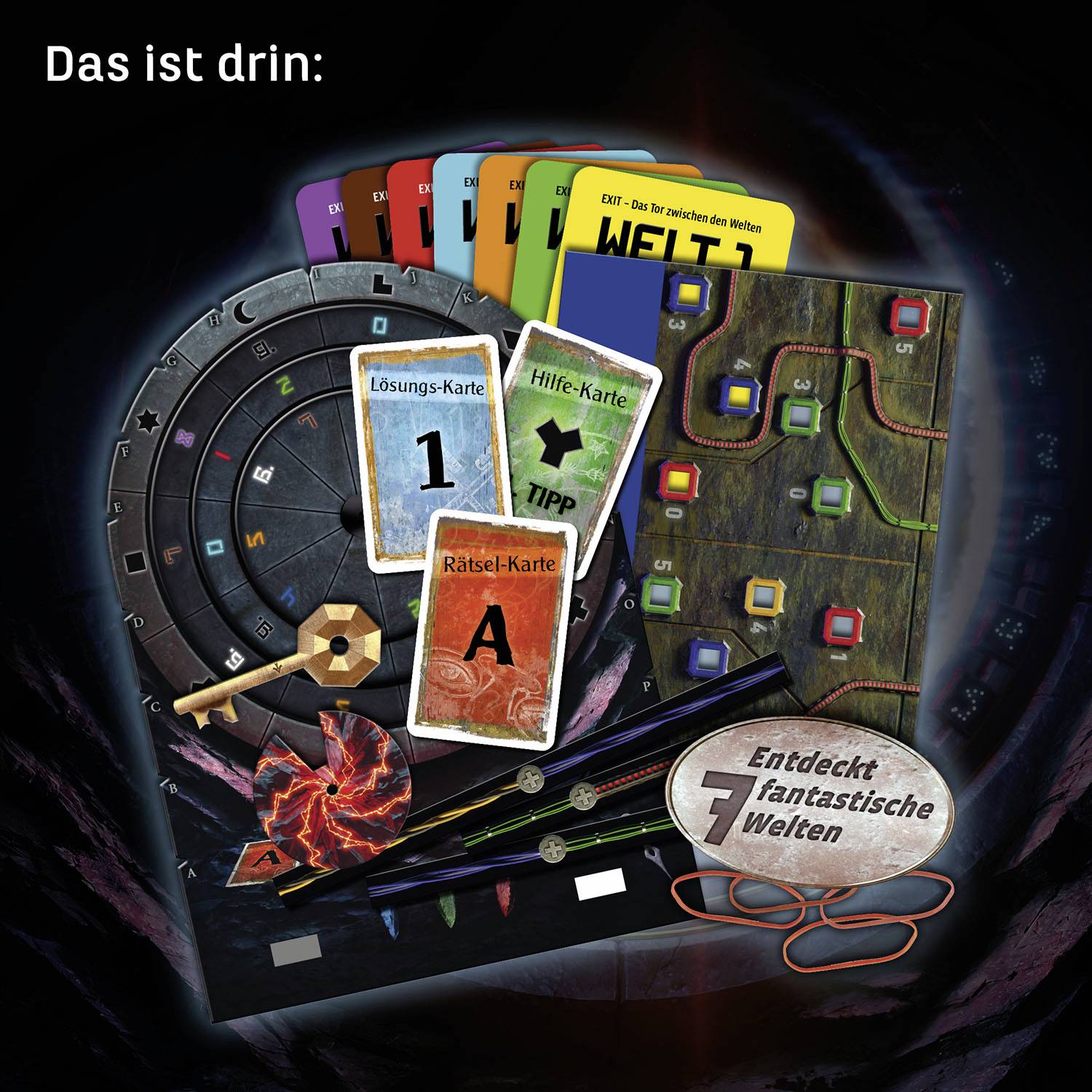Kosmos EXIT® - Das Spiel: Das Tor zwischen den Welten (F) 695231 Anzahl Spieler (max.): 4