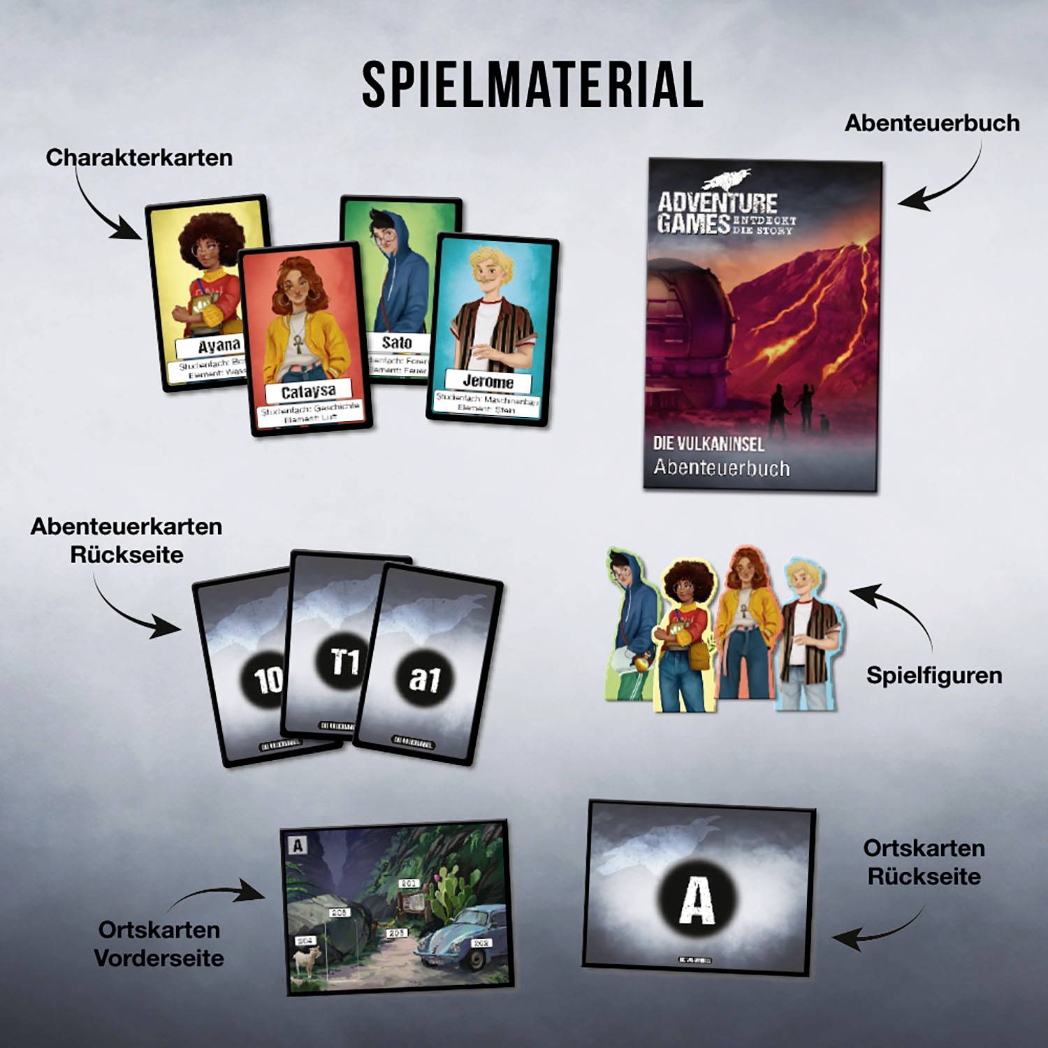 Kosmos Adventure Games - Die Vulkaninsel 693169 Anzahl Spieler (max.): 4