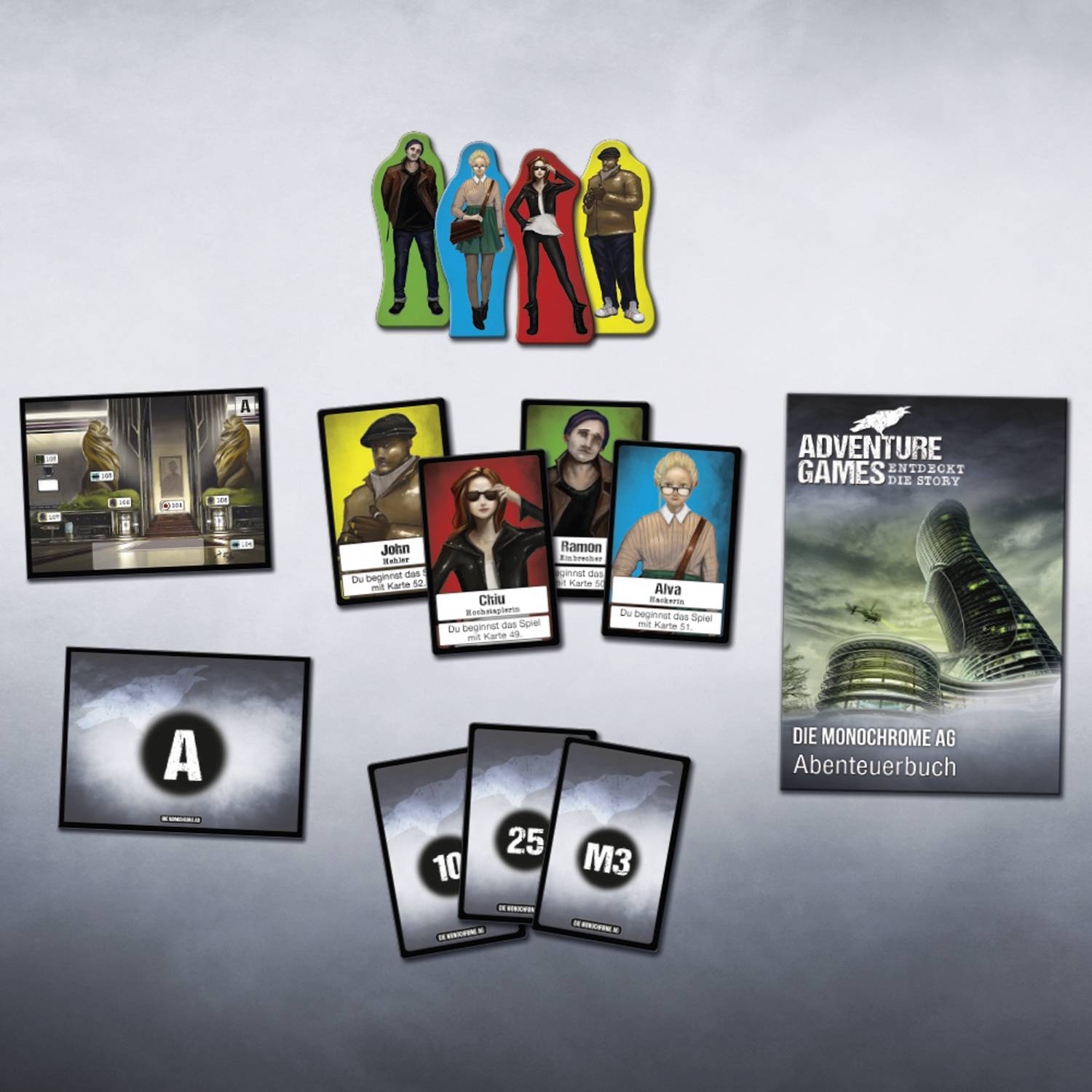 Kosmos Adventure Games - Die Monochrome AG 695132 Anzahl Spieler (max.): 4