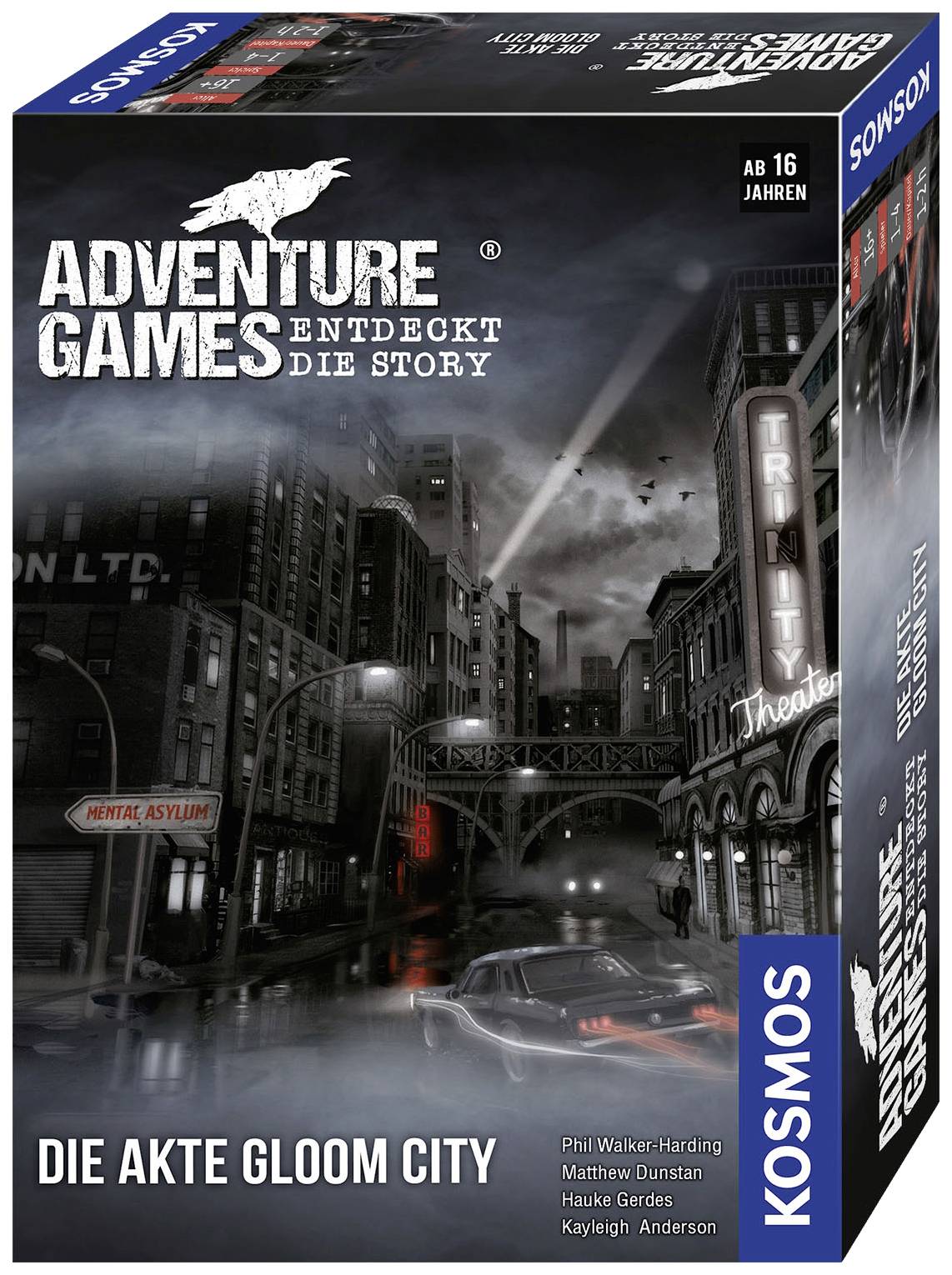 Kosmos Adventure Games - Die Akte Gloom City 695200 Anzahl Spieler (max.): 4