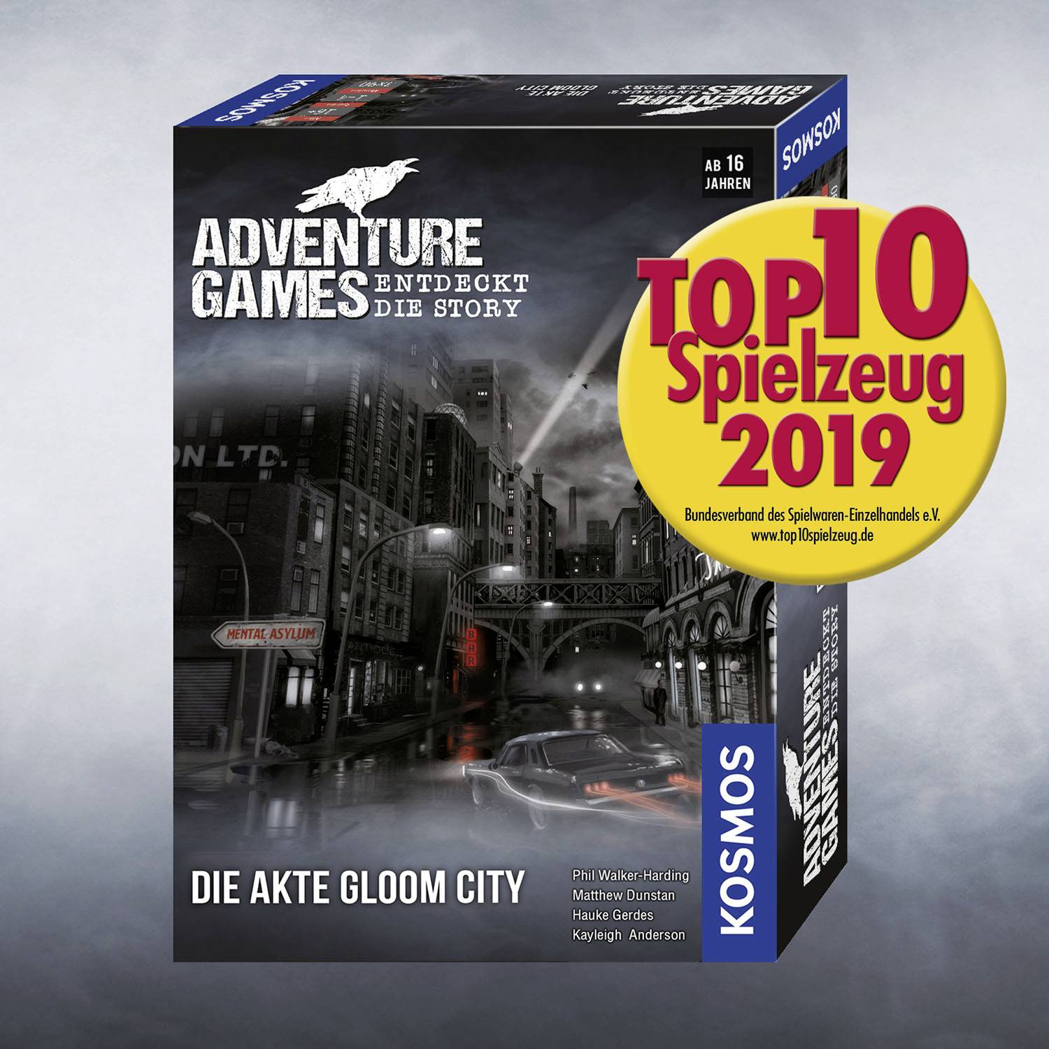 Kosmos Adventure Games - Die Akte Gloom City 695200 Anzahl Spieler (max.): 4