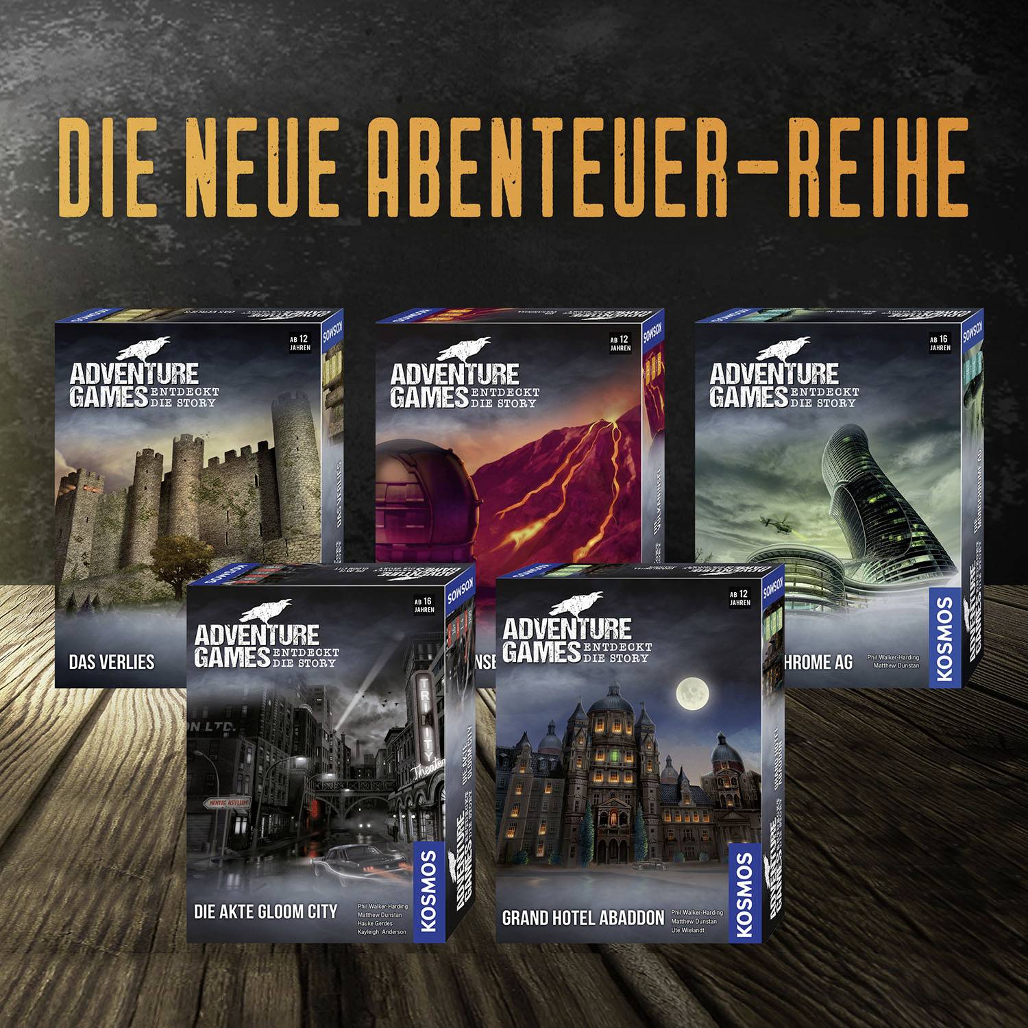 Kosmos Adventure Games - Die Akte Gloom City 695200 Anzahl Spieler (max.): 4