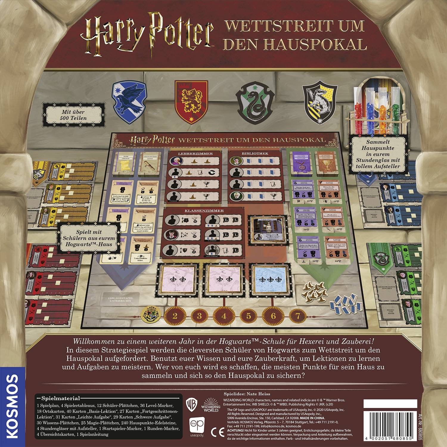 Kosmos Harry Potter - Wettstreit um den Hauspokal 680855 Anzahl Spieler (max.): 4