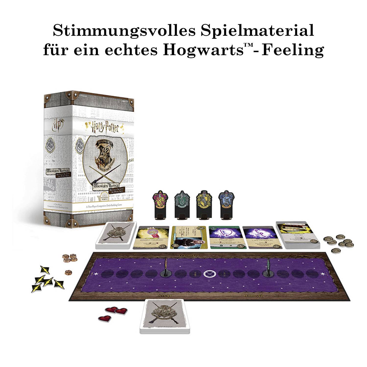 Kosmos Harry Potter Kampf um Hogwarts Deckbuilding Spiel Verteidigung gegen dunkle Künste 2 Spieler