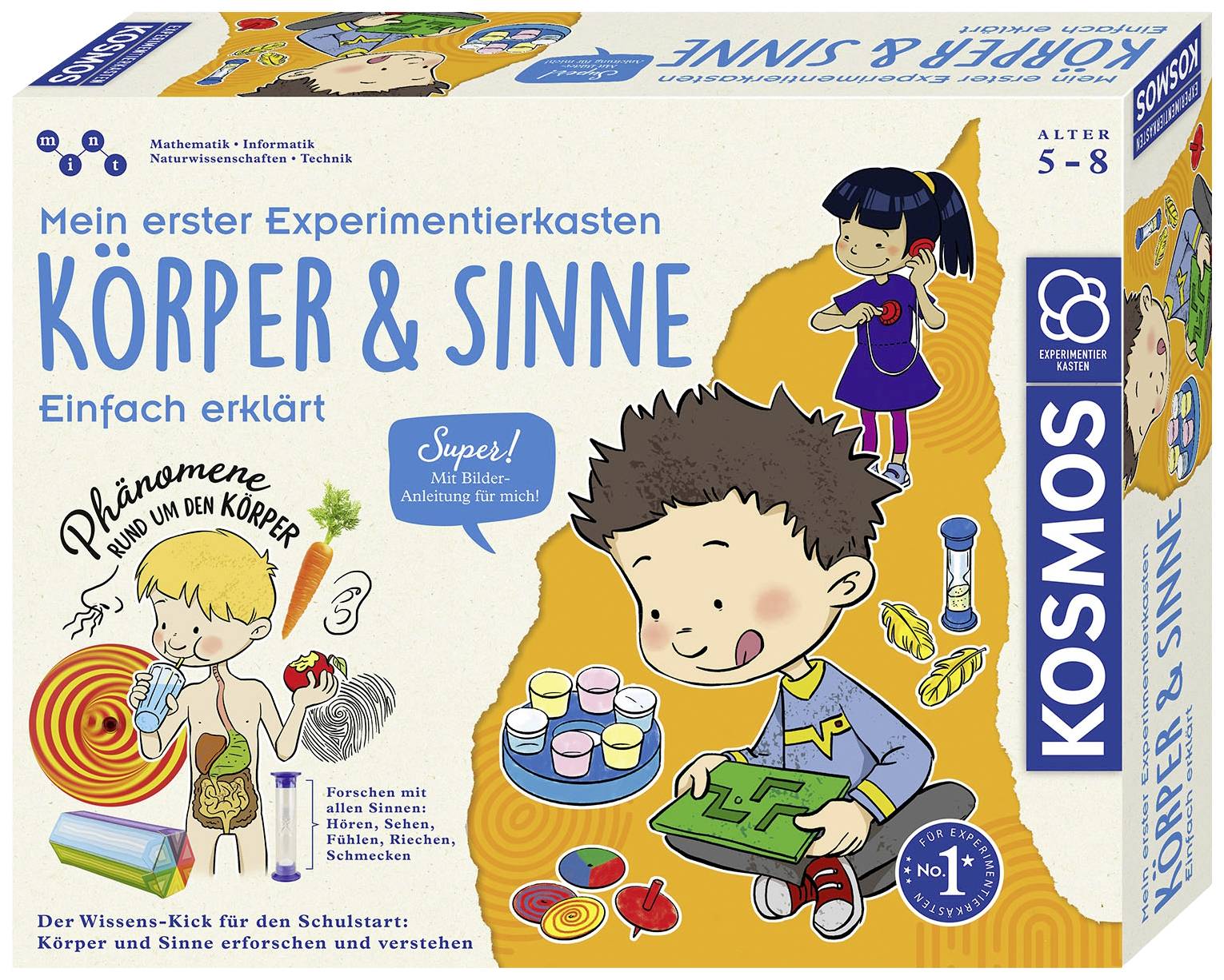 Kosmos 602307 Mein erster Experimentierkasten Körper & Sinne Experimentierkasten ab 5 Jahre