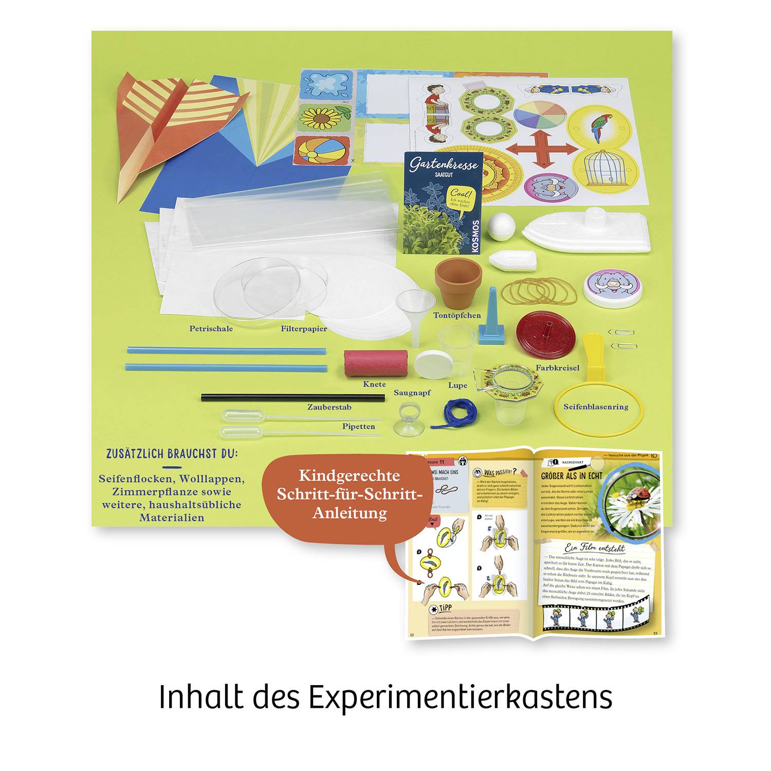 Kosmos 602284 Mein erster Experimentierkasten Naturgesetze Experimentierkasten ab 5 Jahre