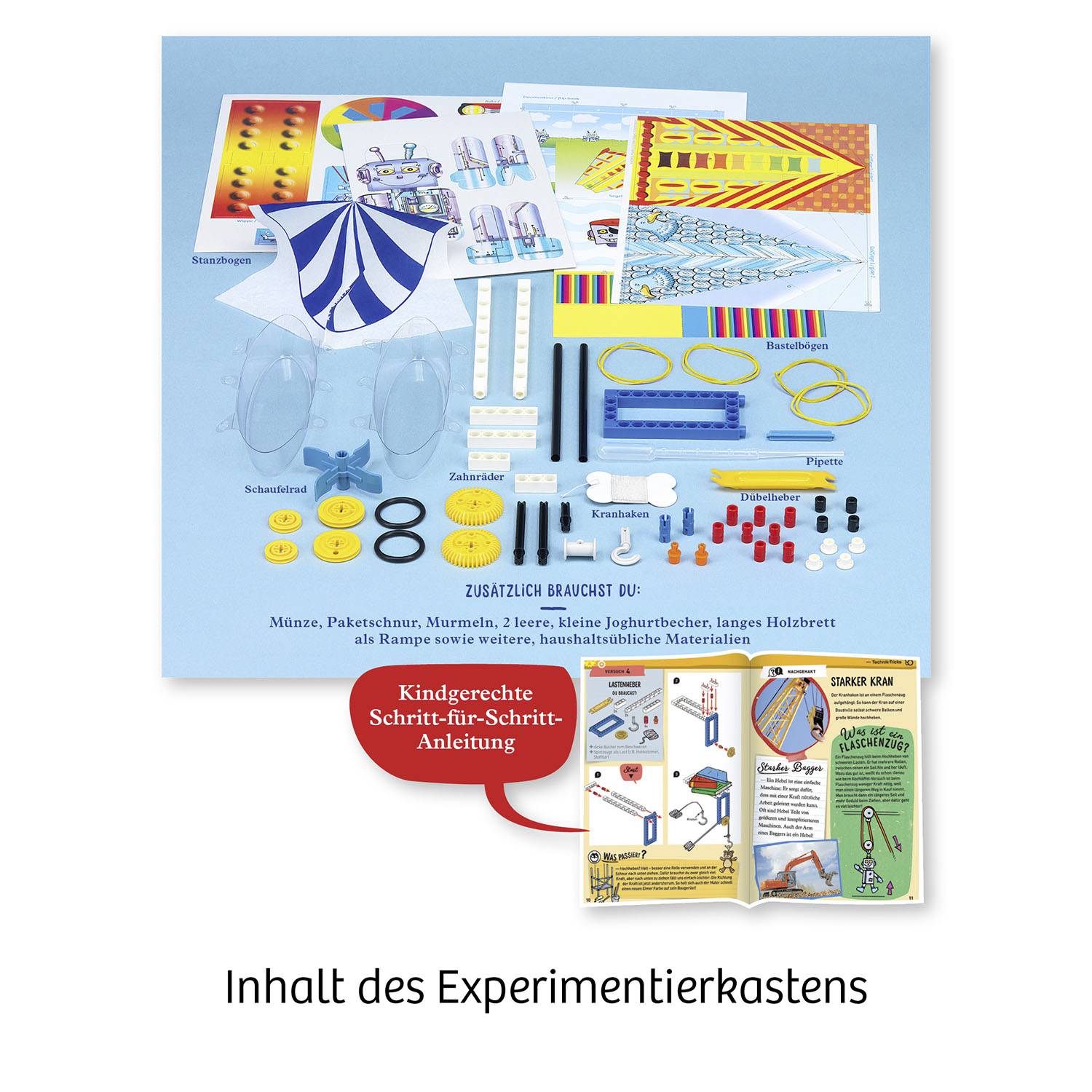 Kosmos 602291 Mein erster Experimentierkasten Technik Experimentierkasten ab 5 Jahre