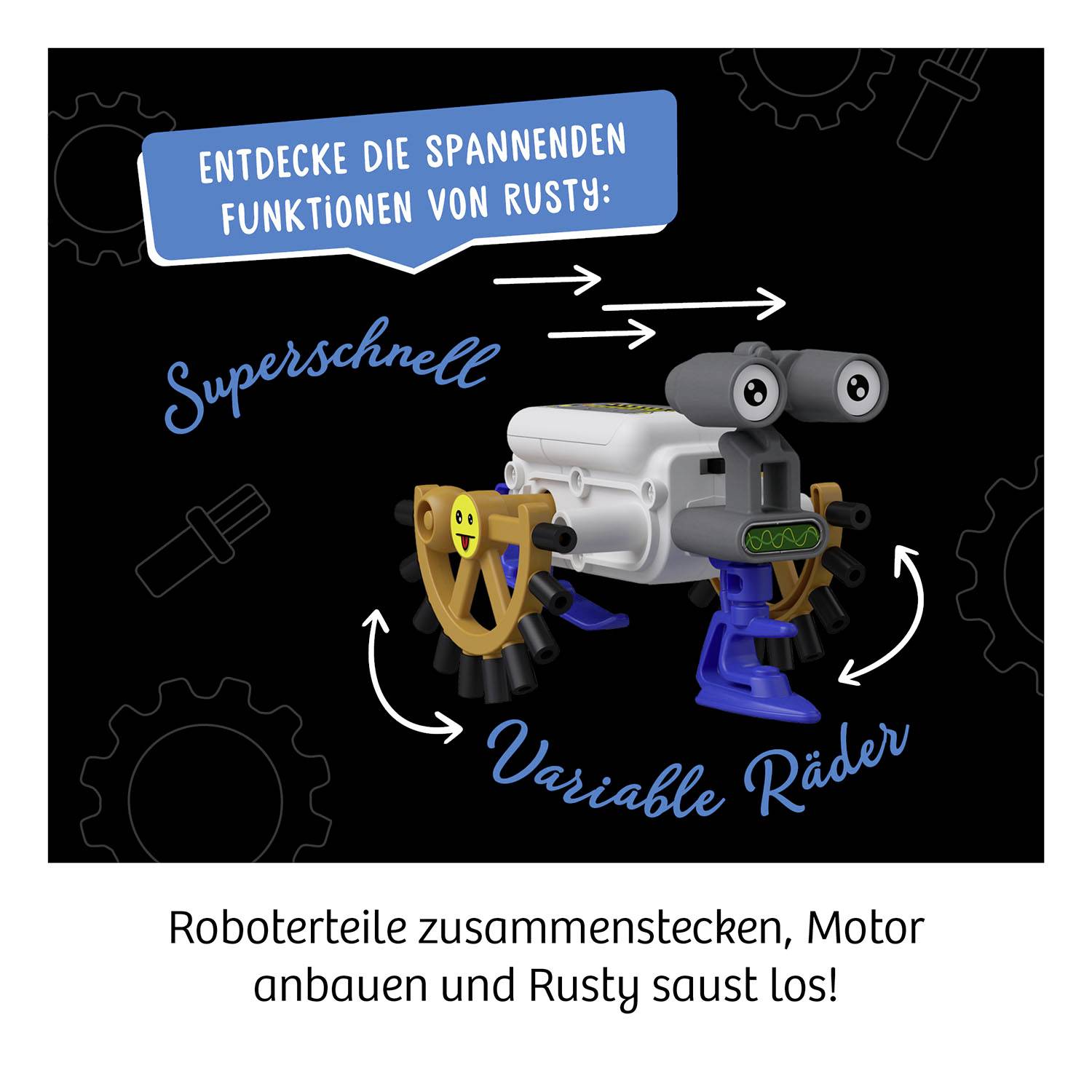 Kosmos Roboter Bausatz ReBotz - Rusty der Crawling-Bot Bausatz 602574