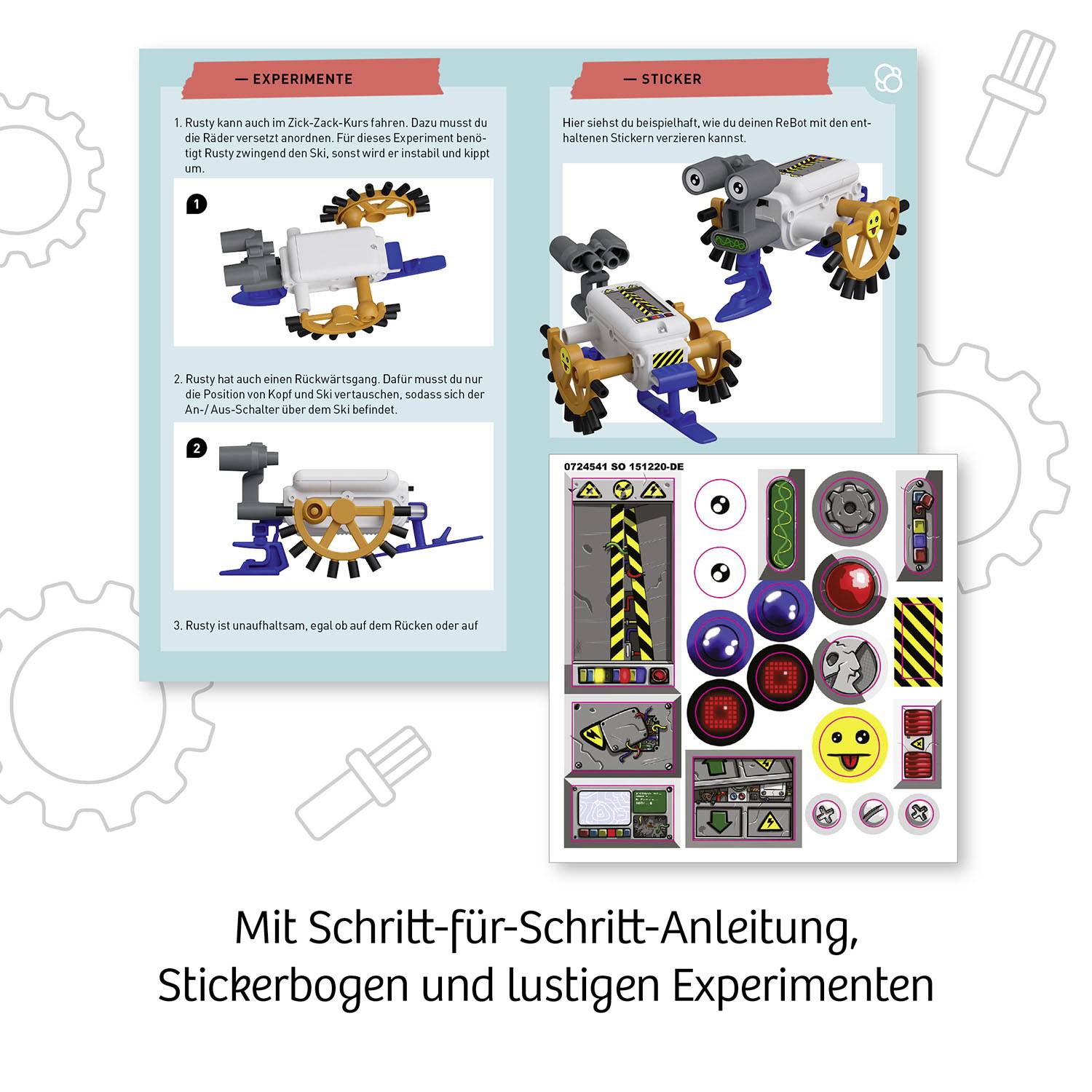 Kosmos Roboter Bausatz ReBotz - Rusty der Crawling-Bot Bausatz 602574