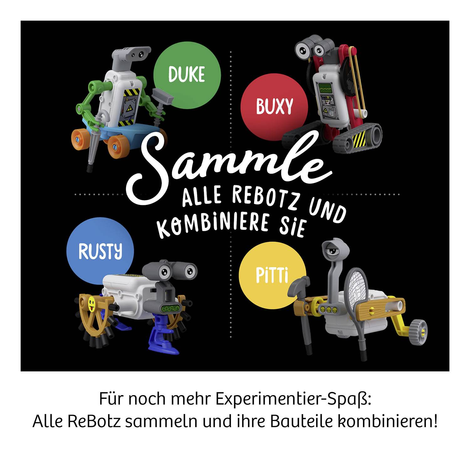 Kosmos Roboter Bausatz ReBotz - Rusty der Crawling-Bot Bausatz 602574