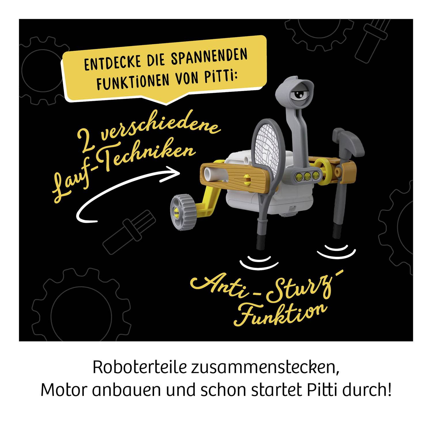 Kosmos Roboter Bausatz ReBotz - Pitti der Walking-Bot Bausatz 602581