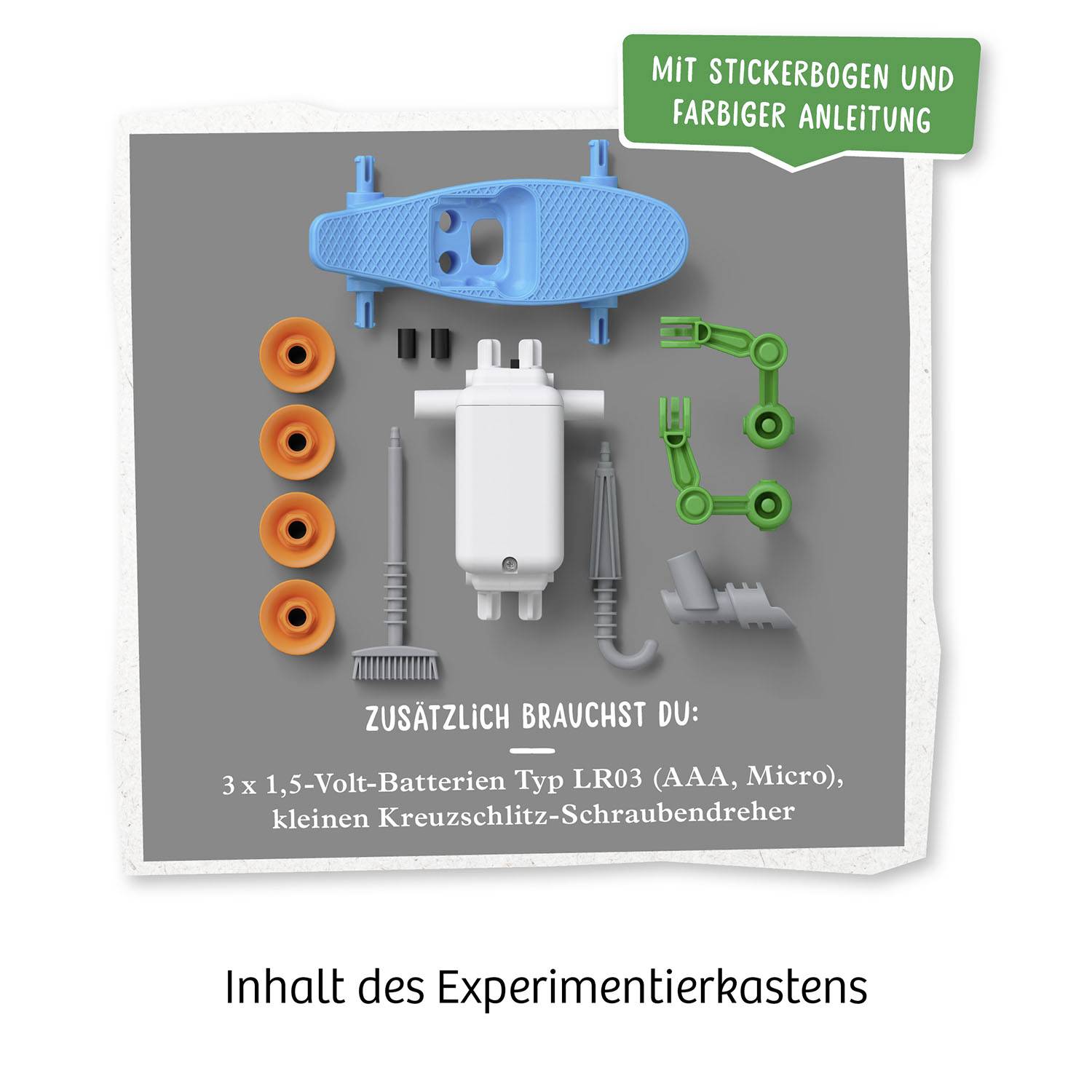 Kosmos Roboter Bausatz ReBotz - Duke der Skating-Bot Bausatz 602598