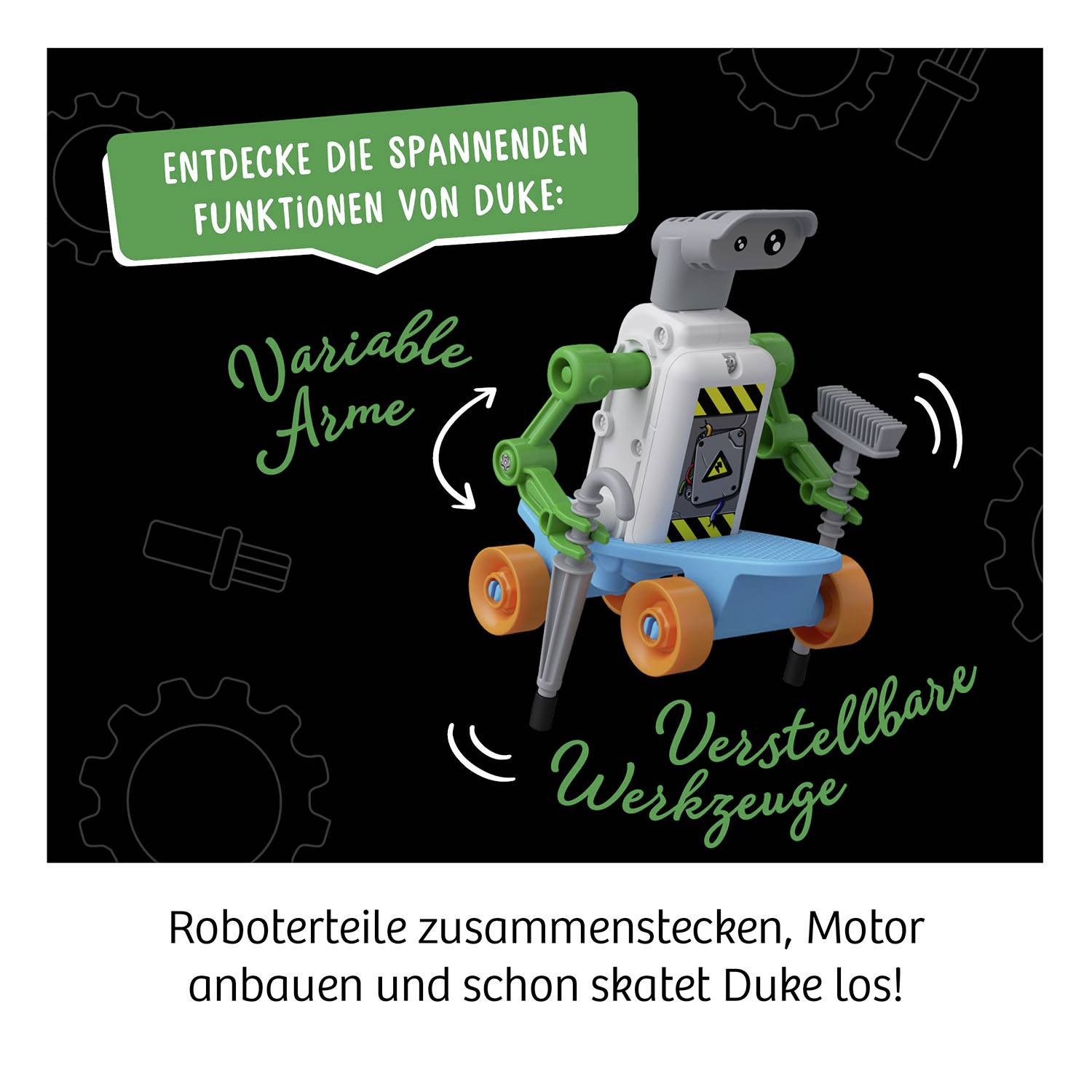 Kosmos Roboter Bausatz ReBotz - Duke der Skating-Bot Bausatz 602598