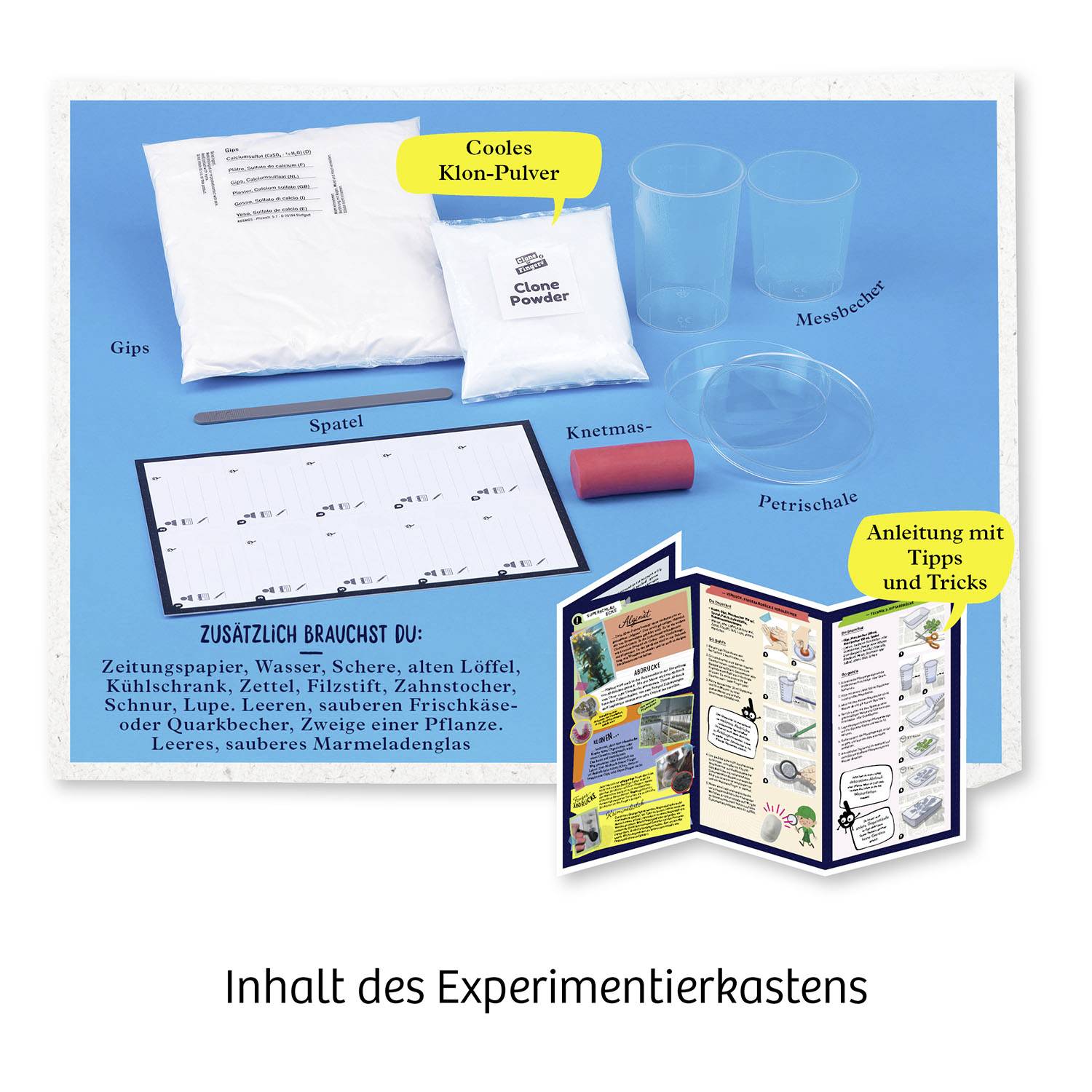 Kosmos 654221 Fun Science 3D-Fingerabdrücke Experimentierkasten ab 8 Jahre