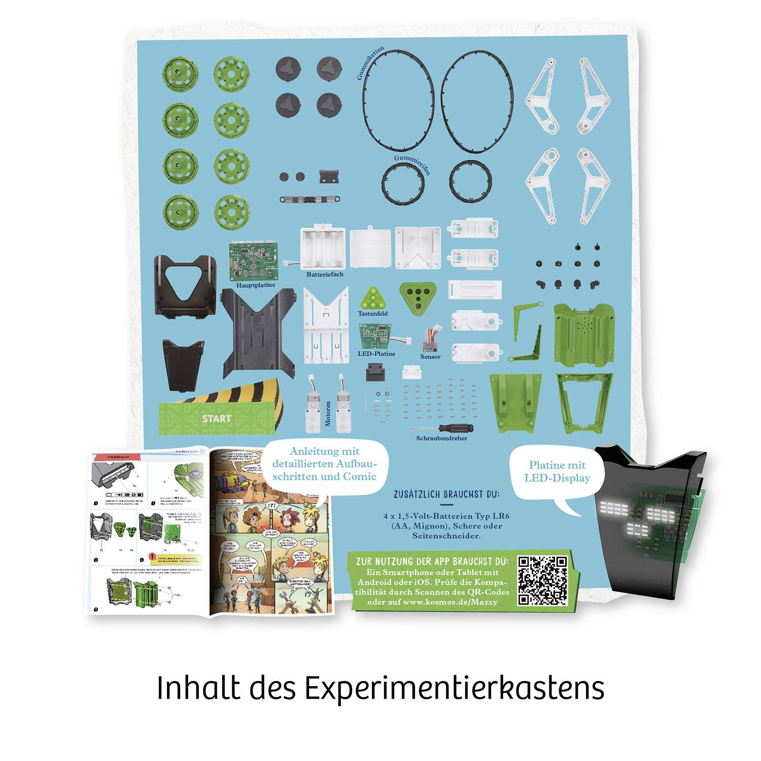 Kosmos Roboter Bausatz Mazzy Bausatz 620691