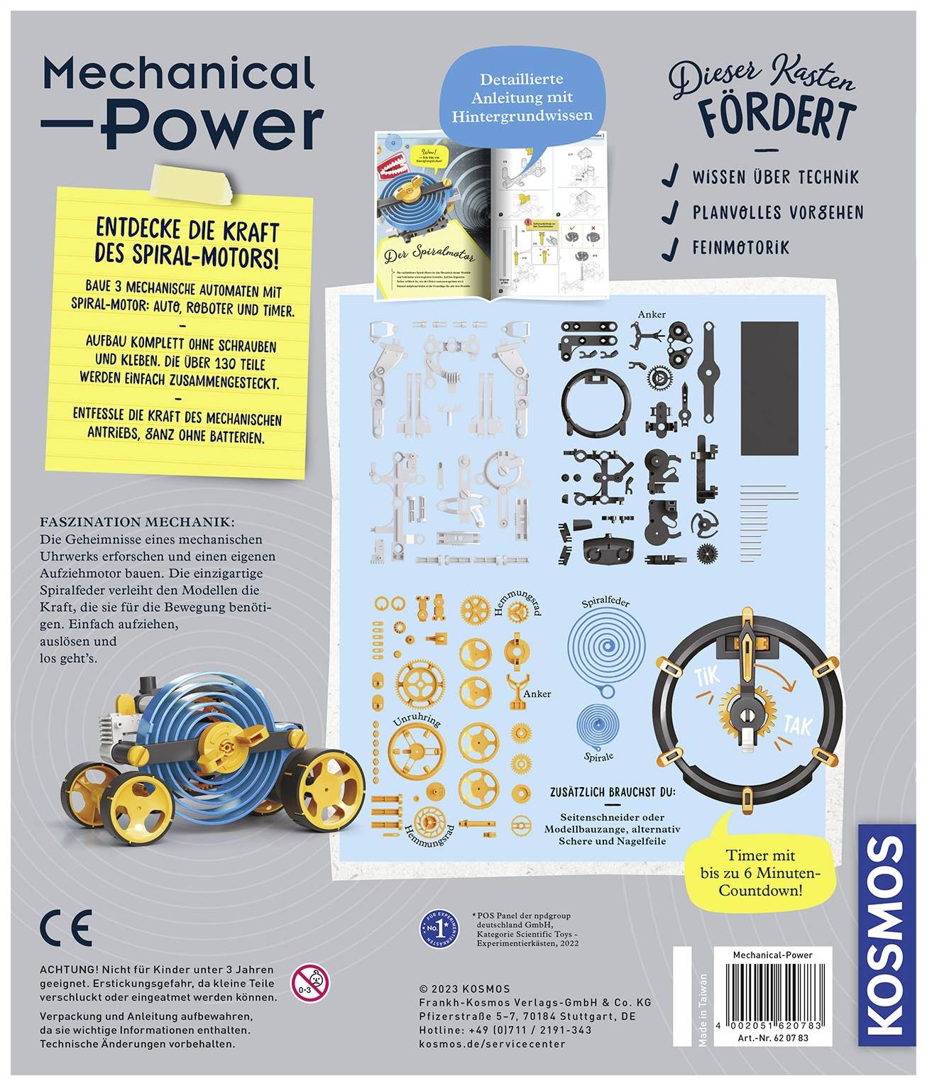 Kosmos Roboter Bausatz Mechanical Power Bausatz 620783