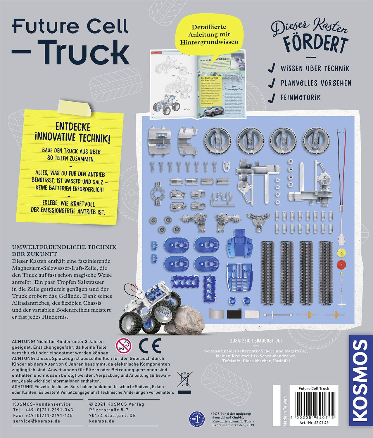 Kosmos 620745 Future Cell-Truck Experimentierkasten ab 8 Jahre