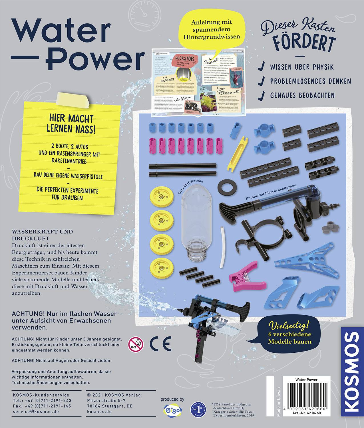Kosmos 620660 Water Power Experimentierkasten ab 8 Jahre