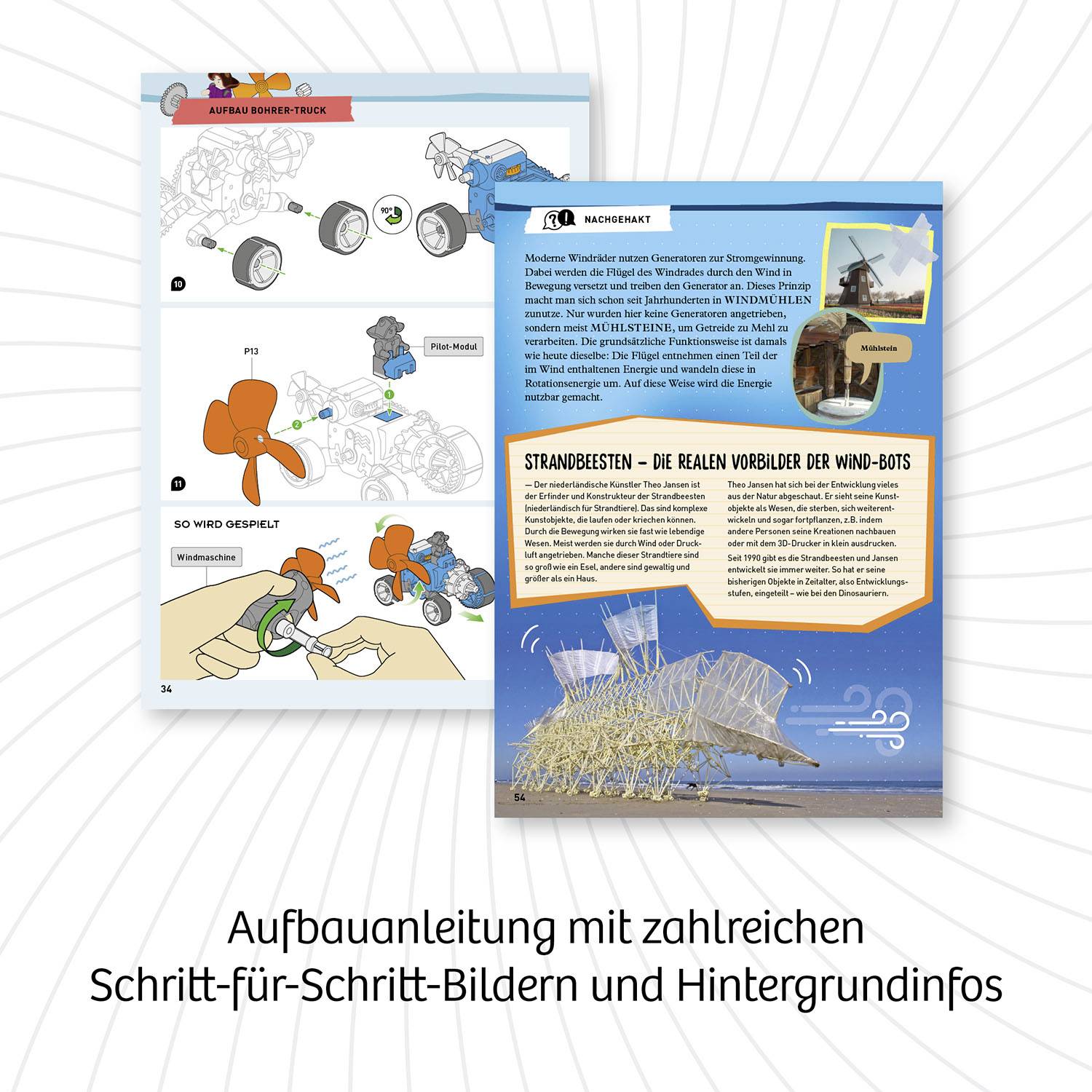 Kosmos Roboter Bausatz Wind Bots Bausatz 621056