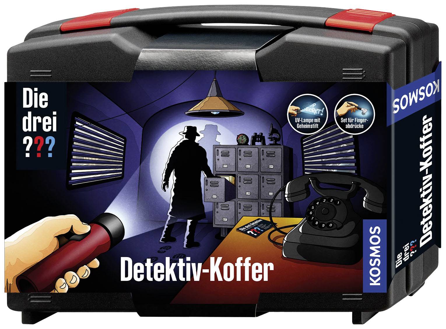 Kosmos 630553 Die drei ??? Detektivkoffer Die drei ??? Experimentier-Box ab 8 Jahre
