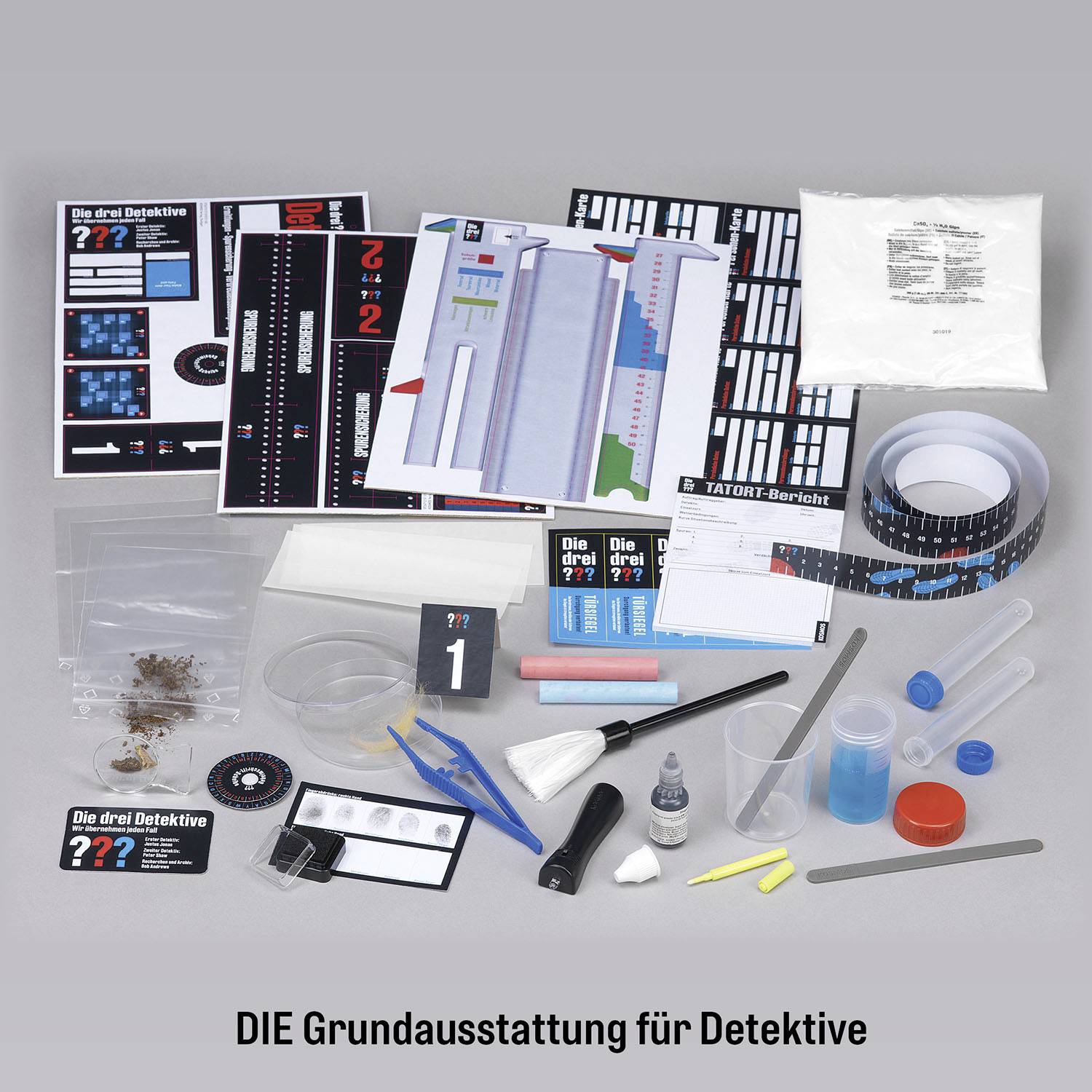 Kosmos 630553 Die drei ??? Detektivkoffer Die drei ??? Experimentier-Box ab 8 Jahre