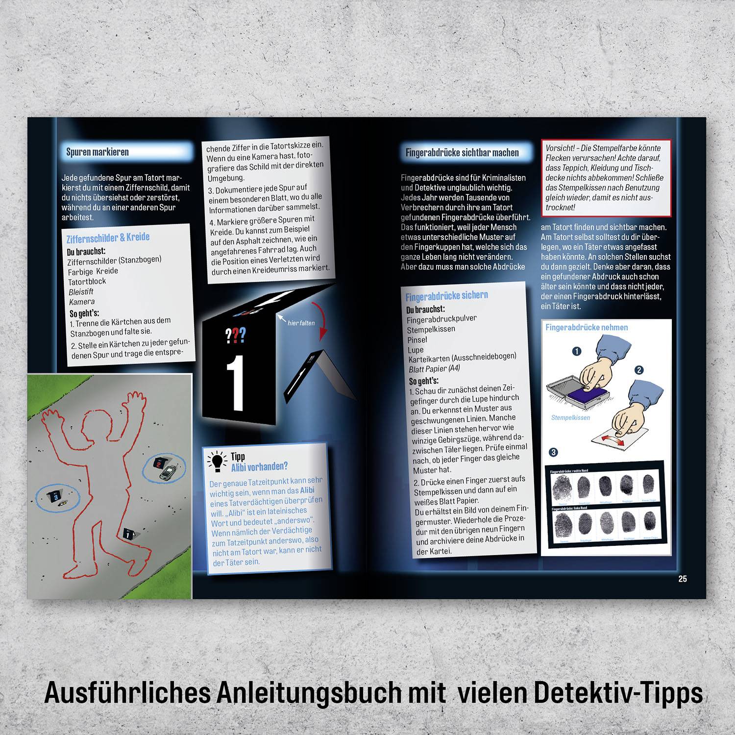 Kosmos 630553 Die drei ??? Detektivkoffer Die drei ??? Experimentier-Box ab 8 Jahre